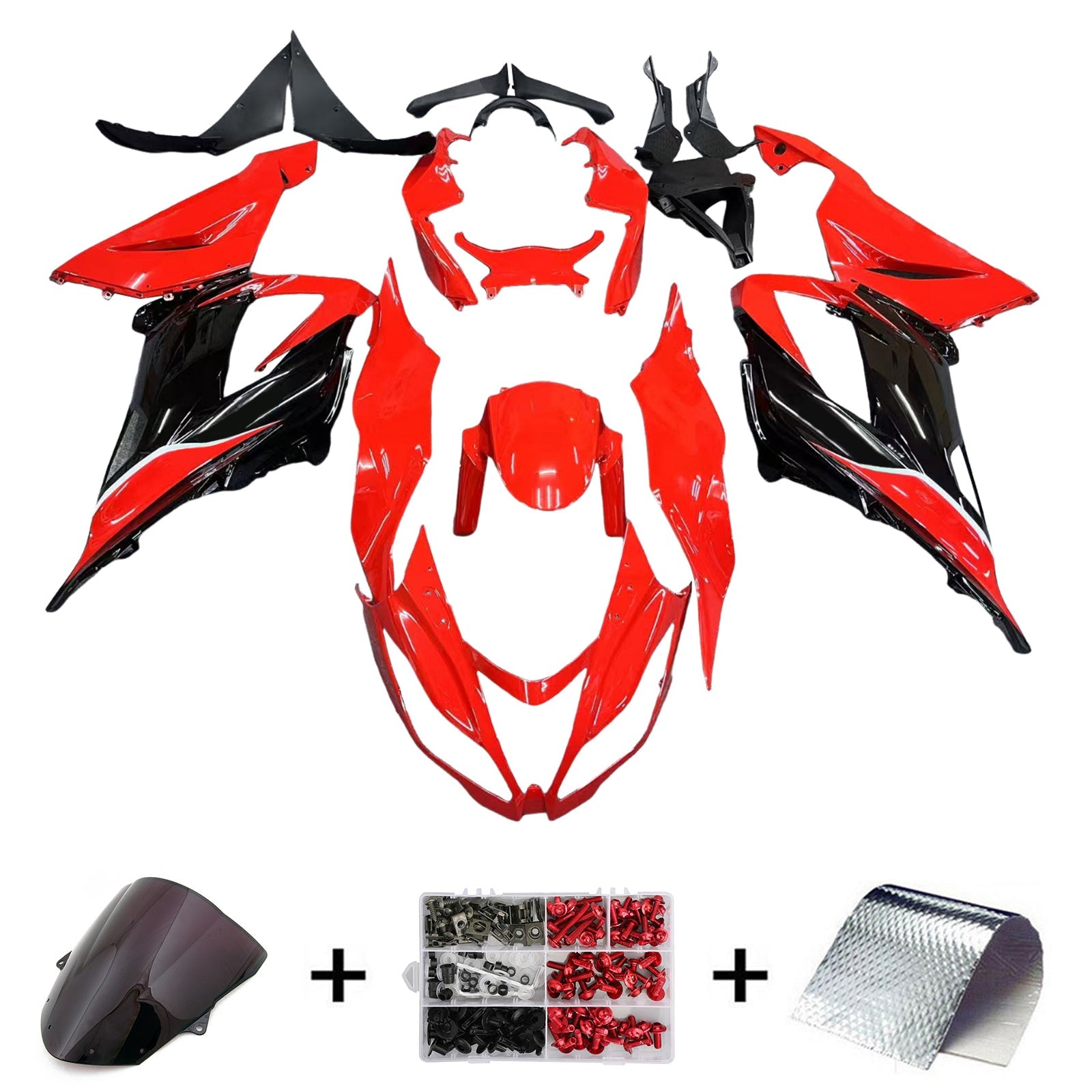 2013-2018 Kawasaki ZX6R 636 Injection Fairing Kit Bodywork Plastic ABS