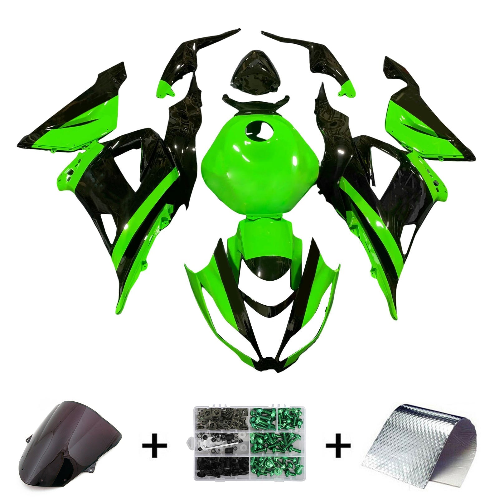2013-2018 Kawasaki ZX6R 636 Injection Fairing Kit Bodywork Plastic ABS