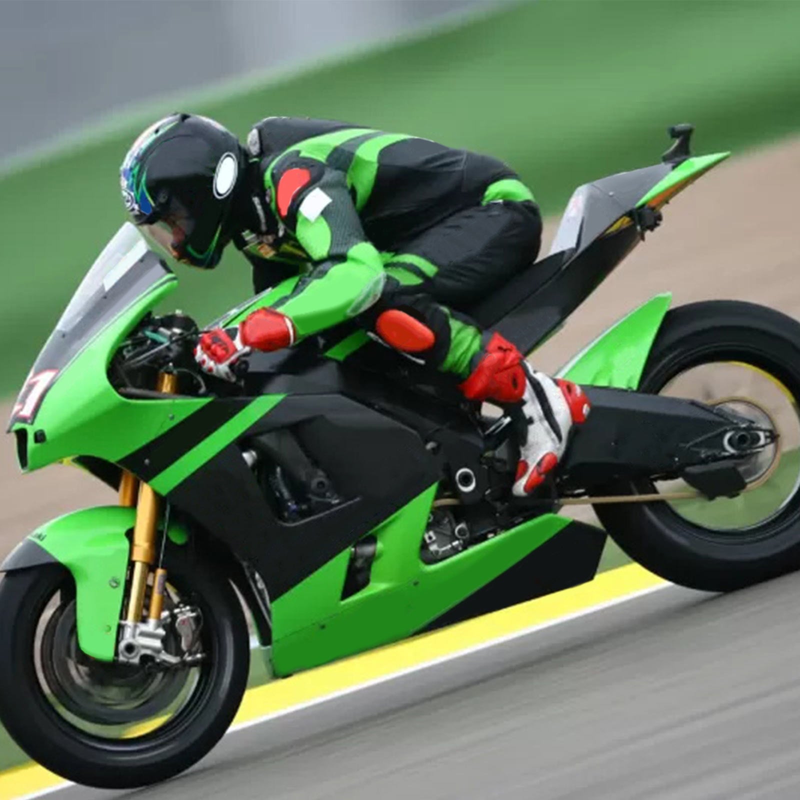 2013-2018 Kawasaki ZX6R 636 Injection Fairing Kit Bodywork Plastic ABS