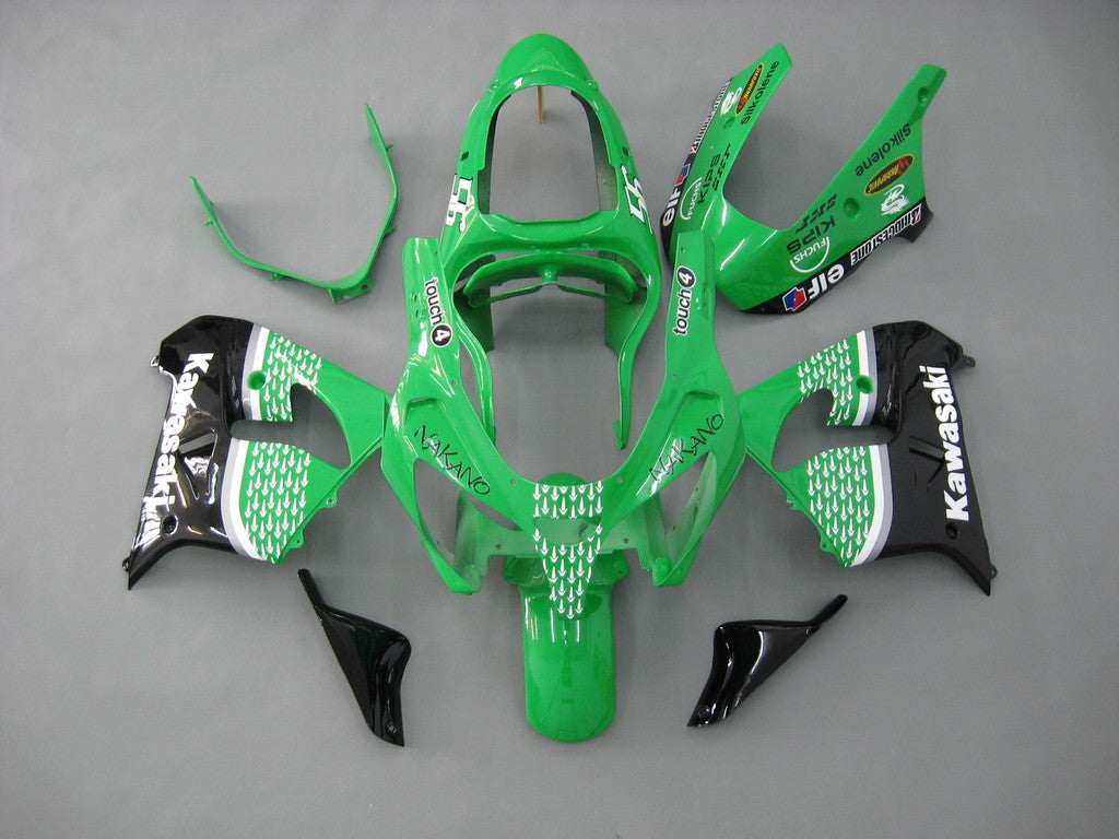 2000-2001 Kawasaki ZX9R Fairing Green Kit