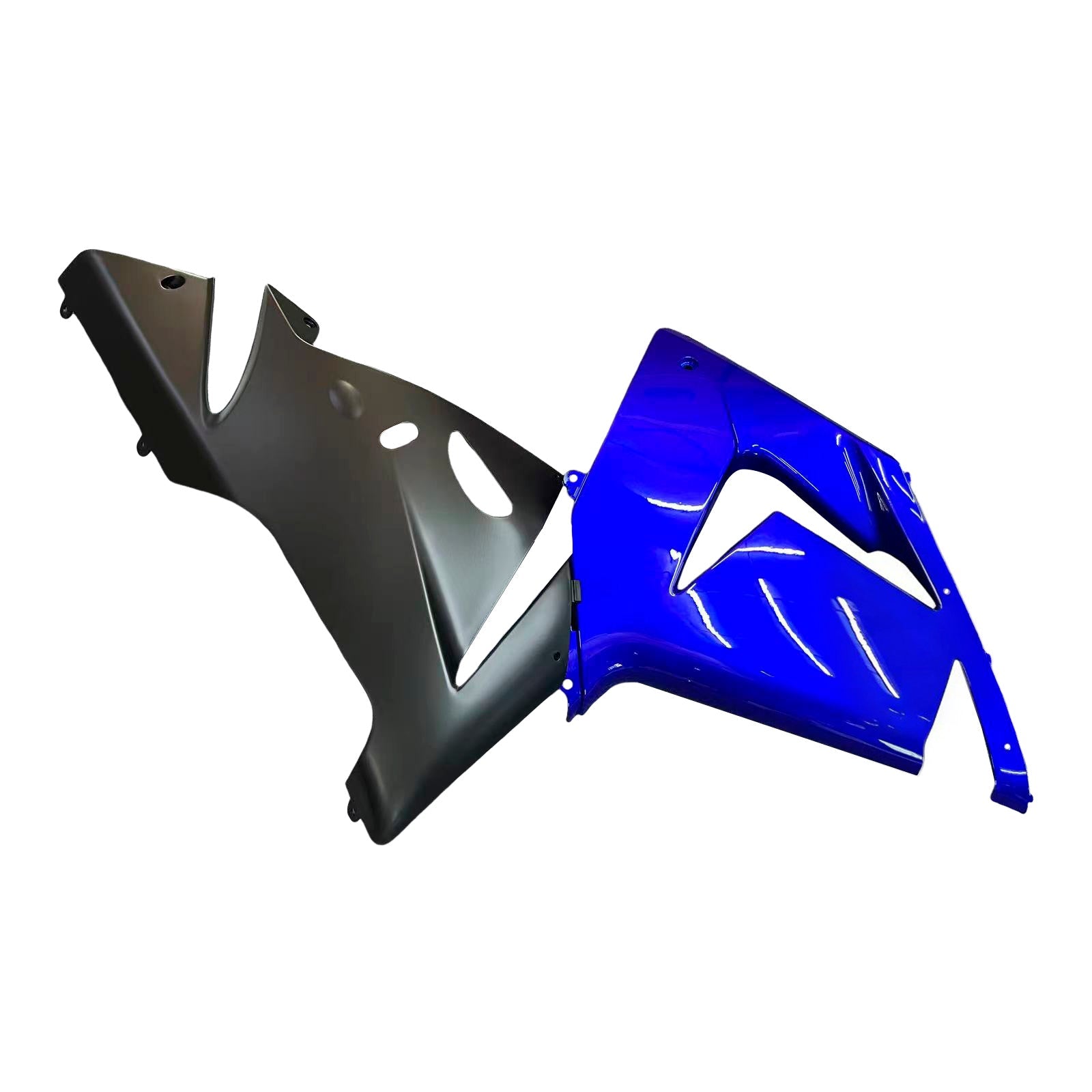 2004-2005 Kawasaki ZX 10R Blue Black Racing Fairings Generic