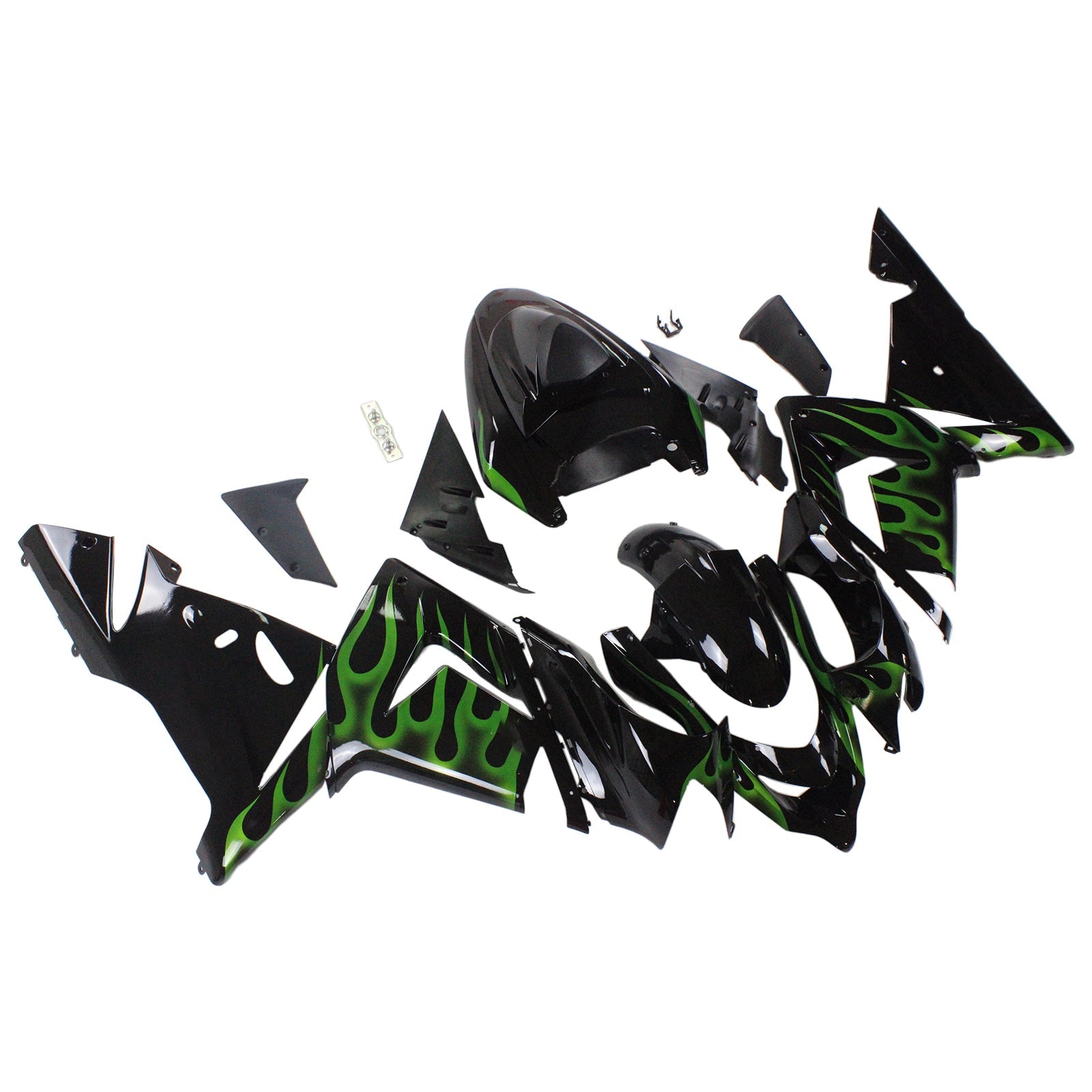 2004-2005 Kawasaki ZX10R Amotopart Injection Fairing Kit Bodywork Plastic ABS #103