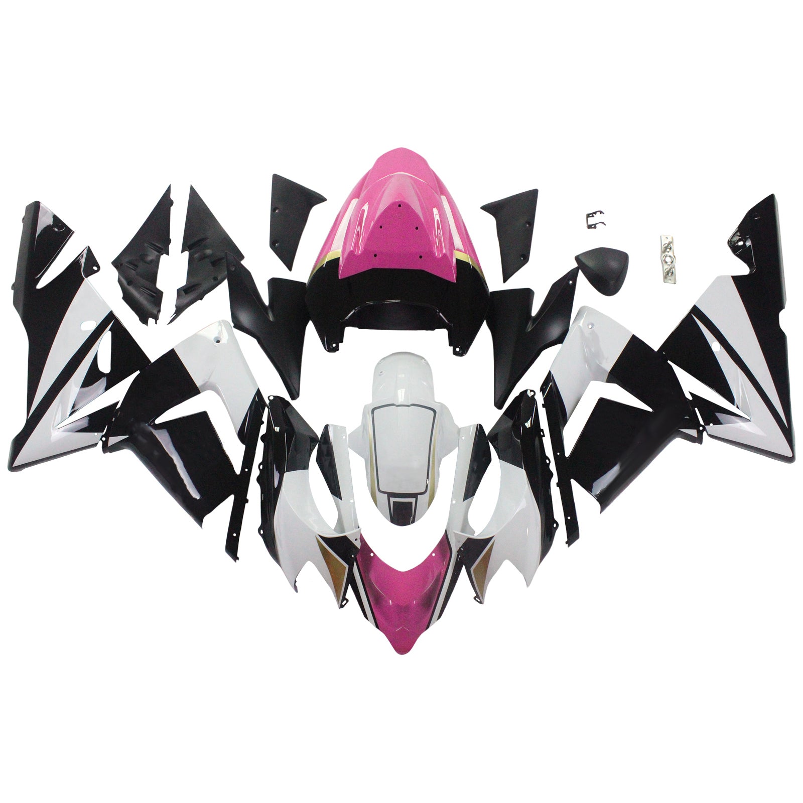 2004-2005 Kawasaki ZX10R Amotopart Injection Fairing Kit Bodywork Plastic ABS #110