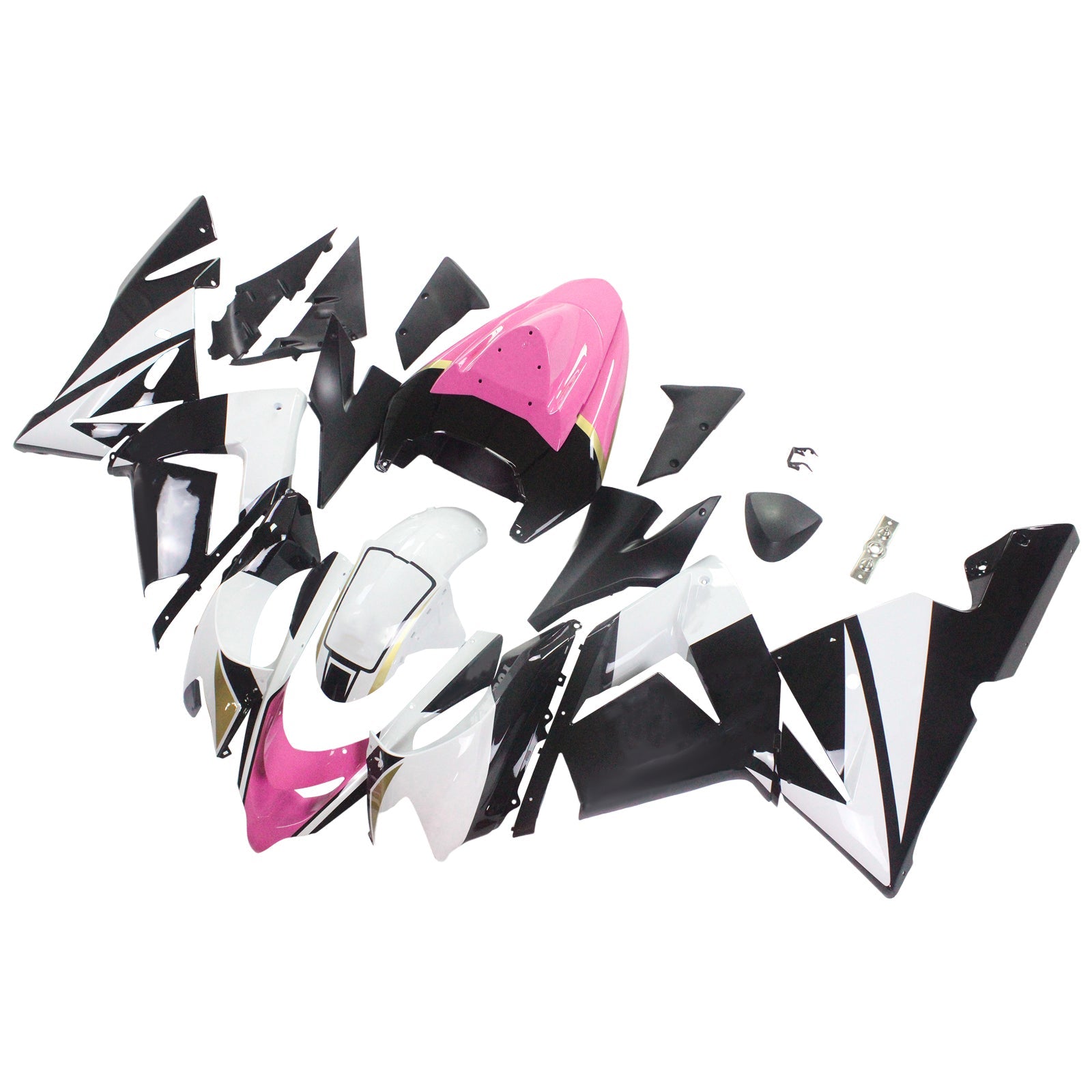 2004-2005 Kawasaki ZX10R Amotopart Injection Fairing Kit Bodywork Plastic ABS #110