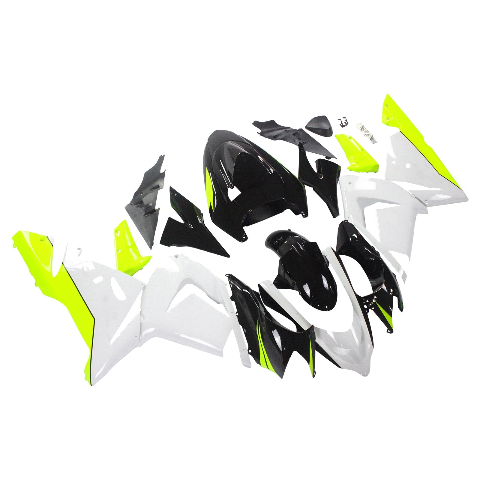 2004-2005 Kawasaki ZX10R Amotopart Injection Fairing Kit Bodywork Plastic ABS #126