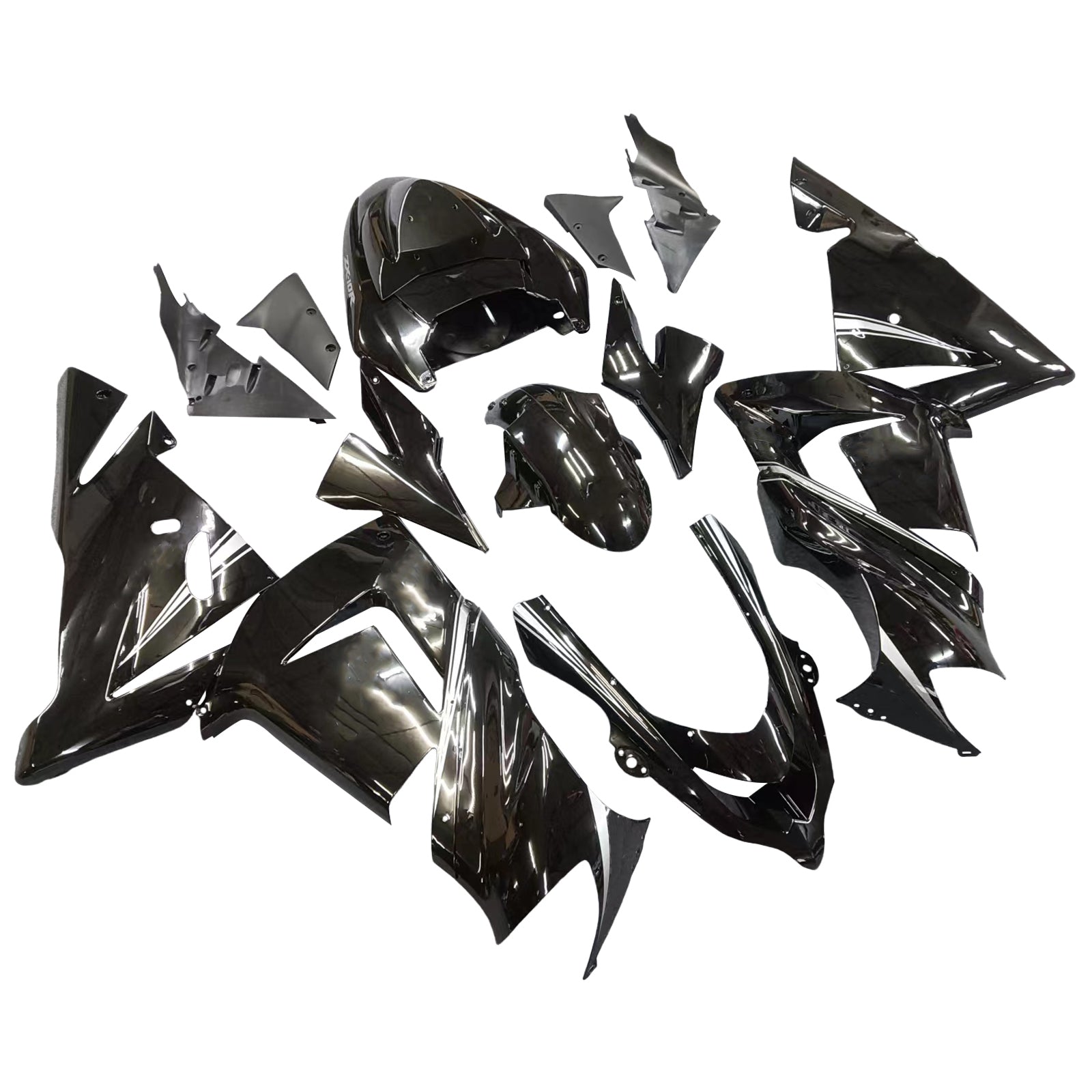 2004-2005 Kawasaki ZX10R Amotopart Injection Fairing Kit Bodywork Plastic ABS #127