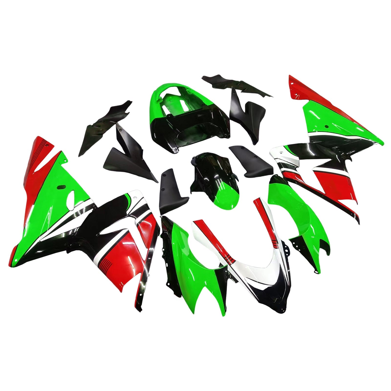 2004-2005 Kawasaki ZX10R Fairing Kit Bodywork Plastic ABS