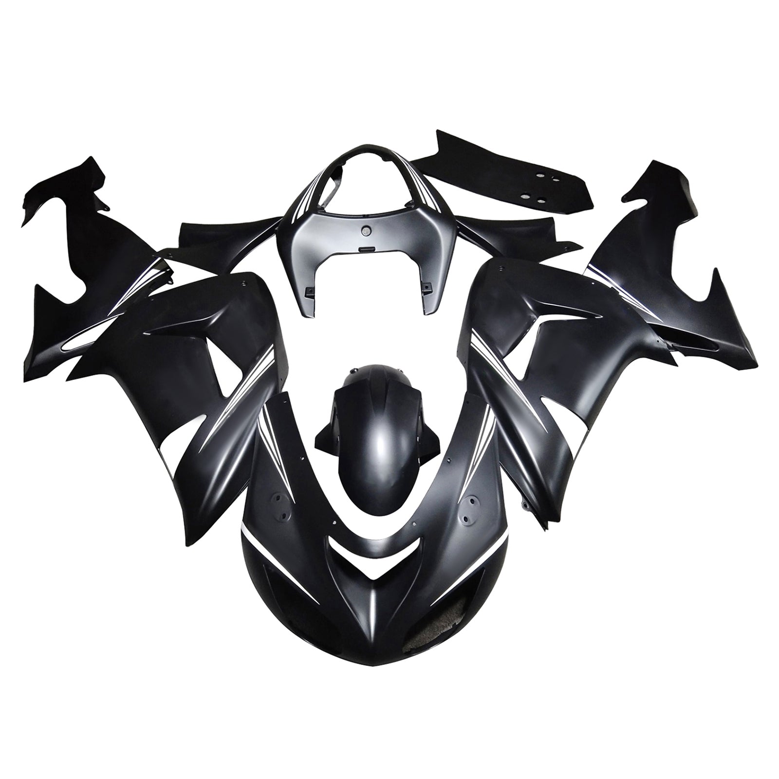 2006-2007 Kawasaki ZX10R Amotopart Injection Fairing Kit Bodywork Plastic ABS #110
