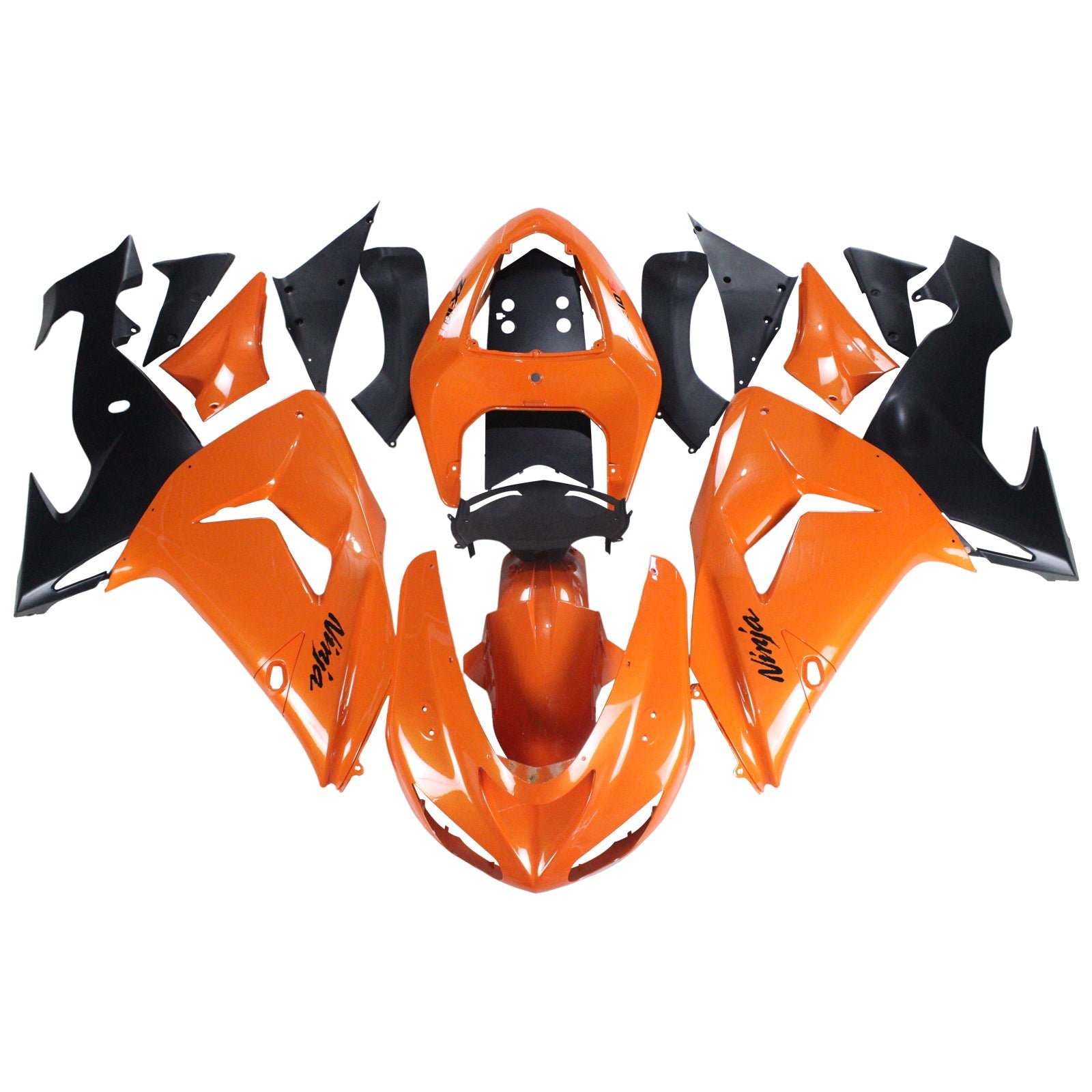 2006-2007 Kawasaki ZX10R Amotopart Injection Fairing Kit Bodywork Plastic ABS #120