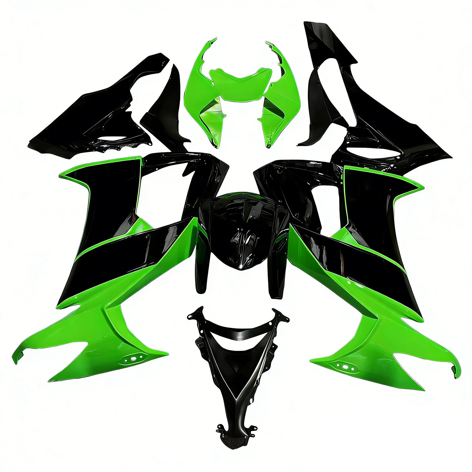 2008-2010 Kawasaki ZX10R Injection Fairing Kit Bodywork Plastic ABS