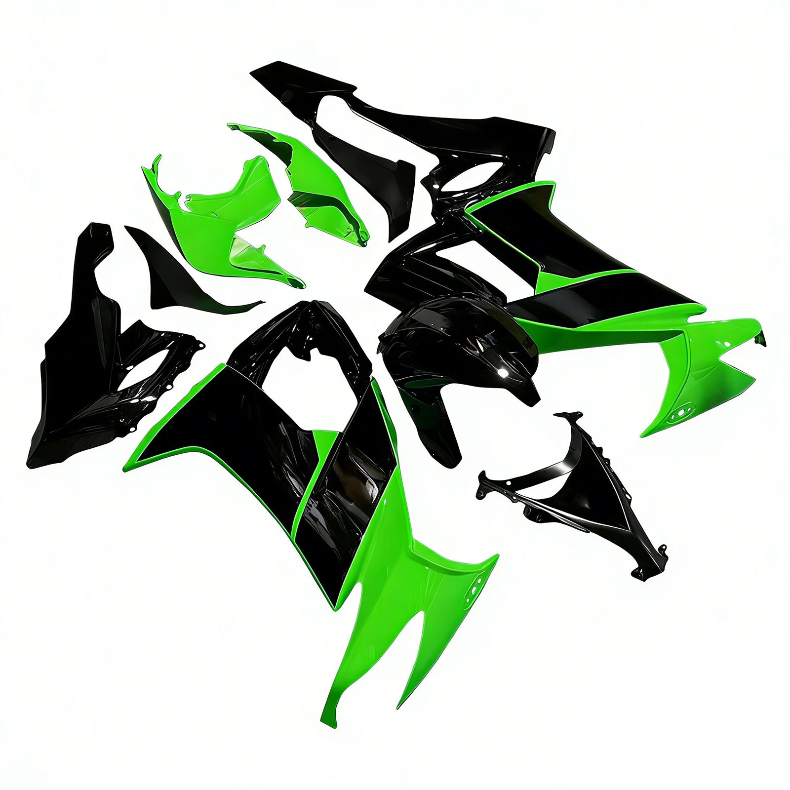 2008-2010 Kawasaki ZX10R Injection Fairing Kit Bodywork Plastic ABS