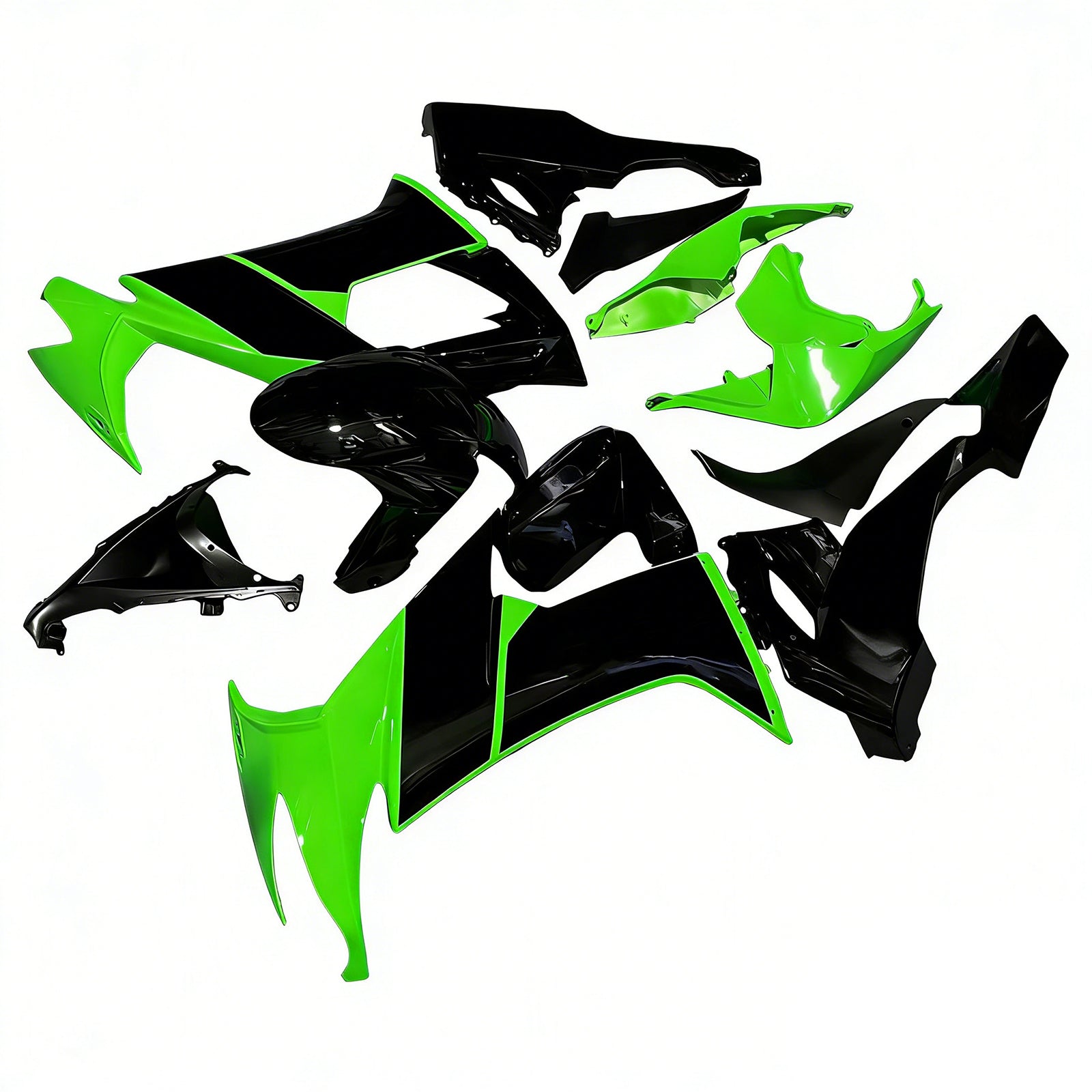 2008-2010 Kawasaki ZX10R Injection Fairing Kit Bodywork Plastic ABS