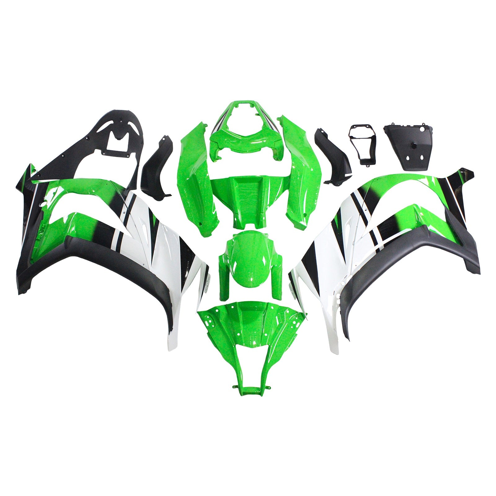 2011-2015 Kawasaki ZX10R Amotopart Injection Fairing Kit Bodywork Plastic ABS #105