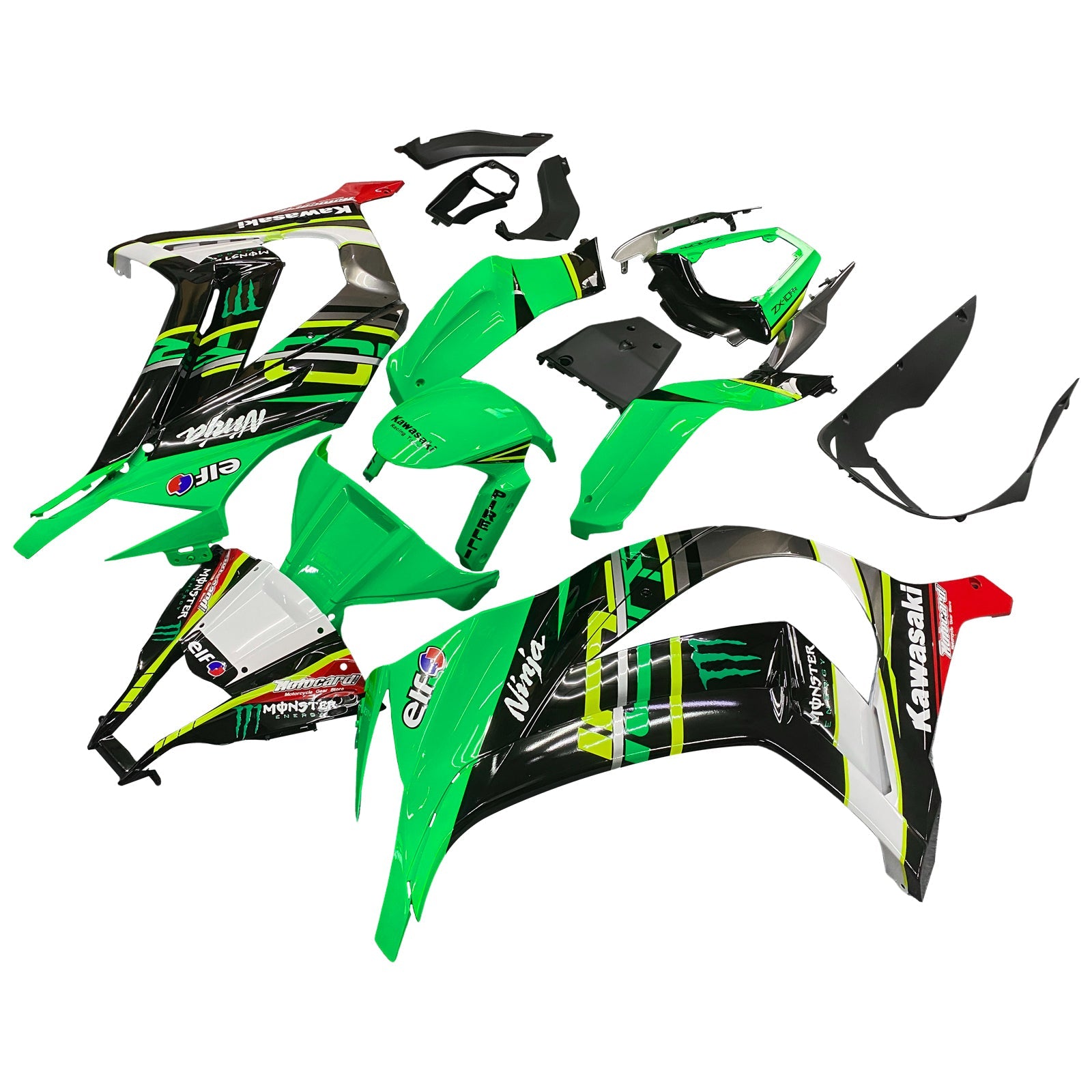 2011-2015 Kawasaki ZX10R Amotopart Injection Fairing Kit Bodywork Plastic ABS #115