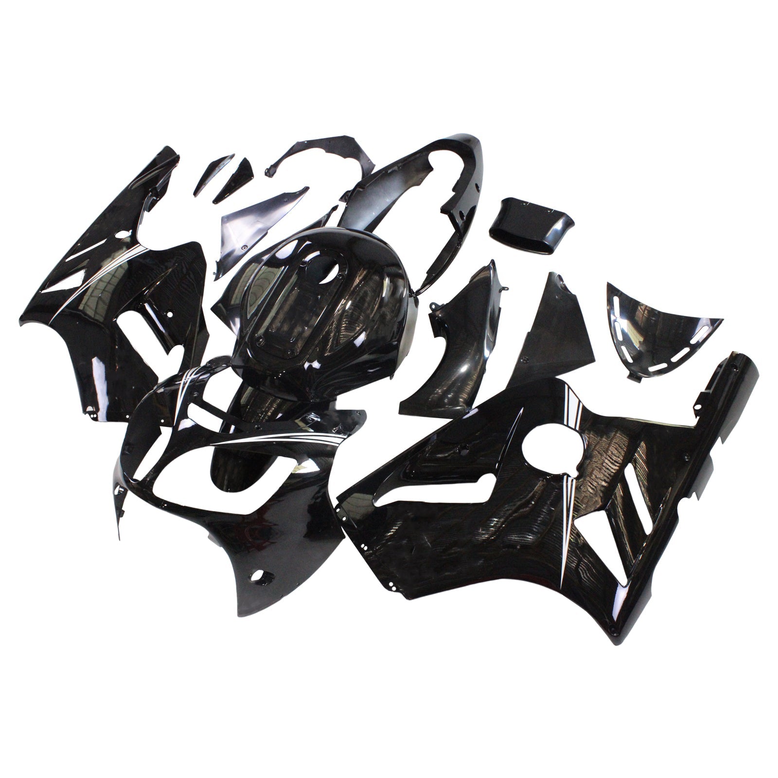 2000-2001 Kawasaki ZX12R Amotopart Injection Fairing Kit Bodywork Plastic ABS #104