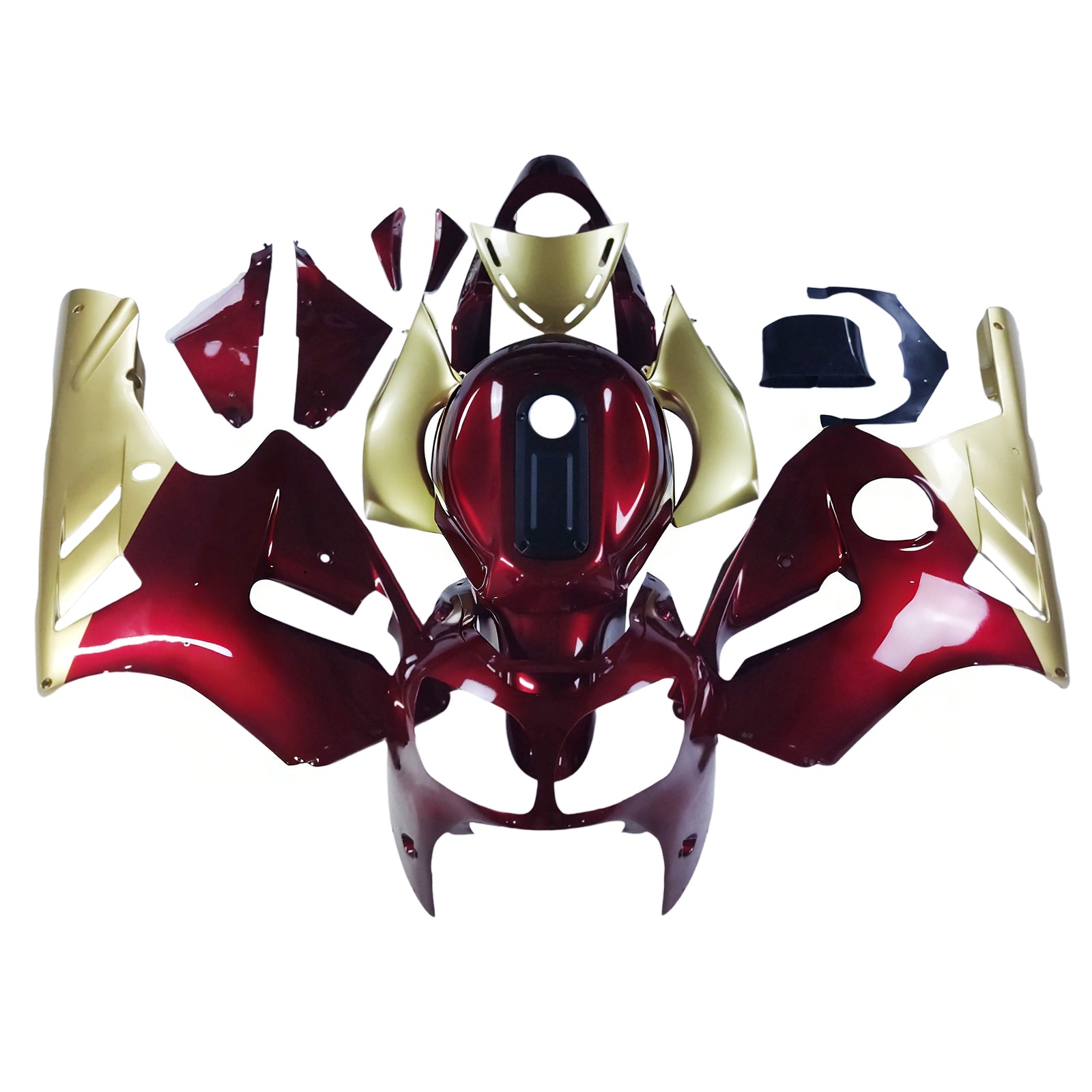 2000-2001 Kawasaki ZX12R Amotopart Injection Fairing Kit Bodywork Plastic ABS #108