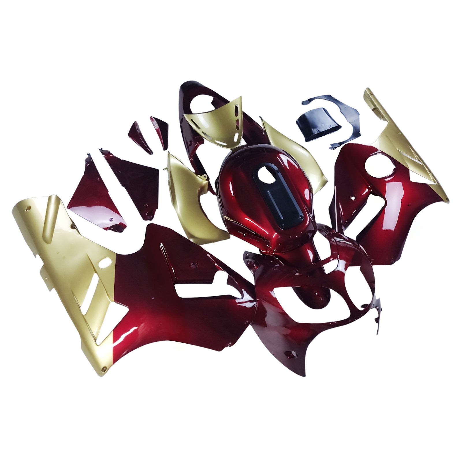 2000-2001 Kawasaki ZX12R Amotopart Injection Fairing Kit Bodywork Plastic ABS #108