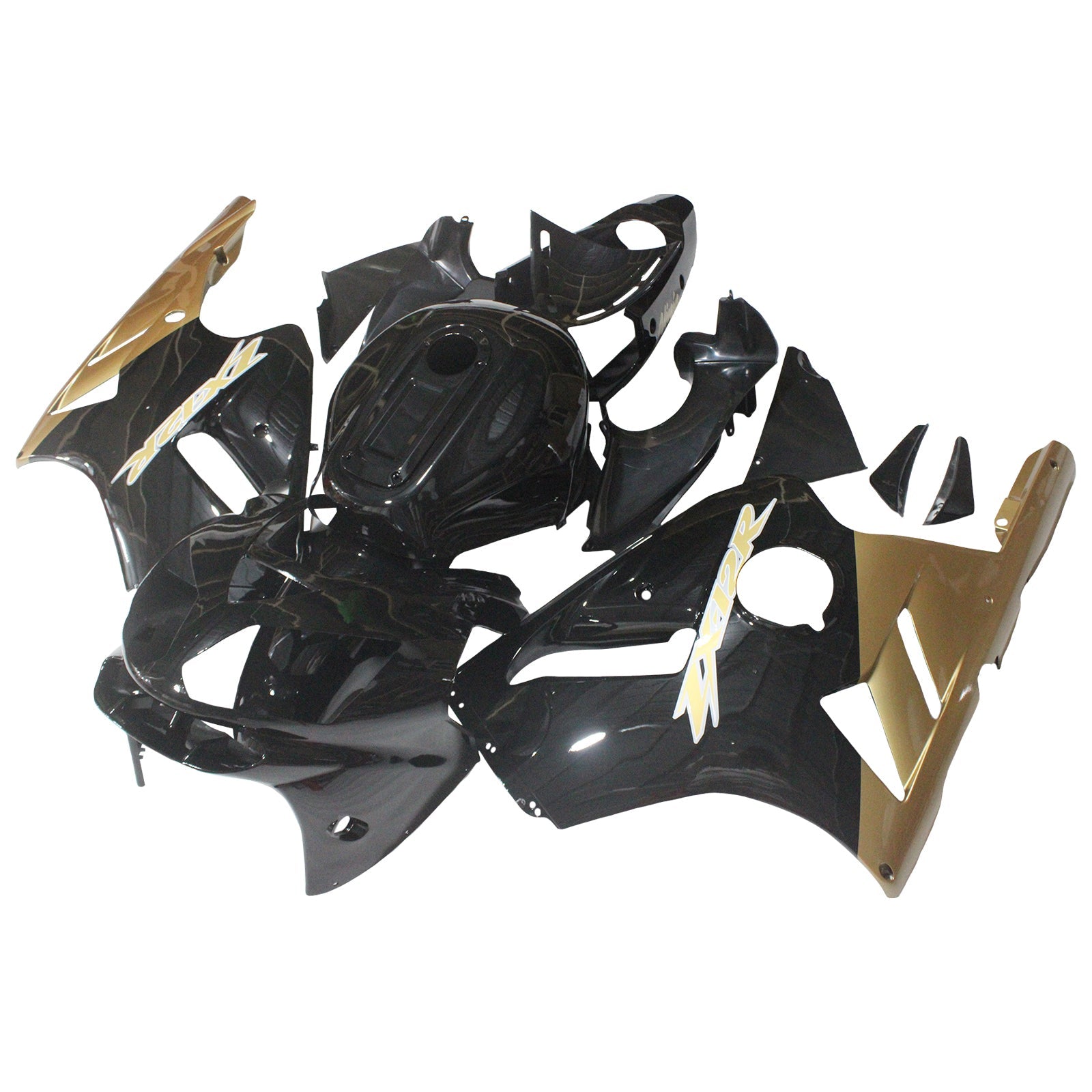 2002-2005 Ninja ZX12R Blue Black Bodywork Fairing ABS Injection Molded Plastics Set 2# Generic