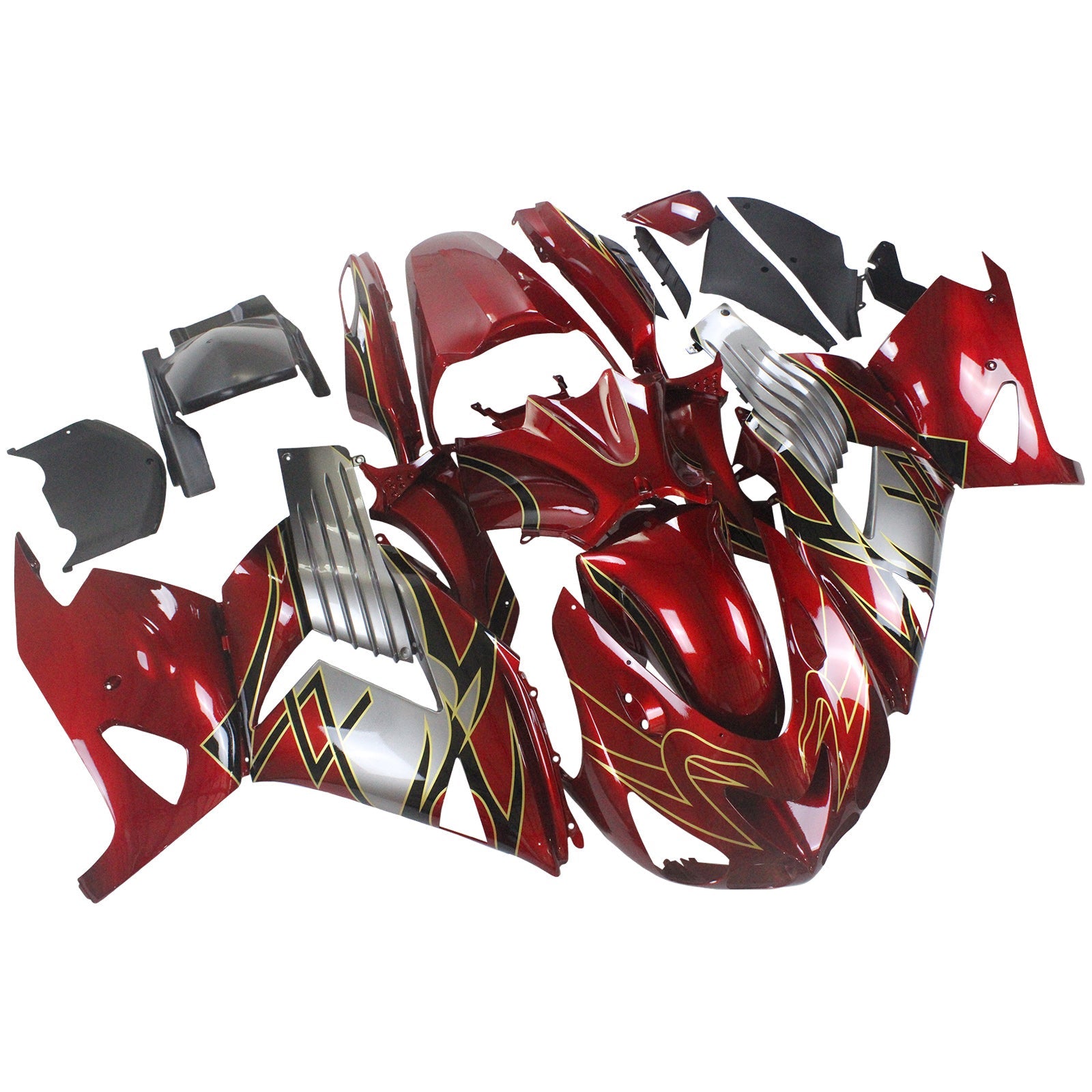 2006-2011 Kawasaki ZX14R Fairing Kit Bodywork Plastic ABS