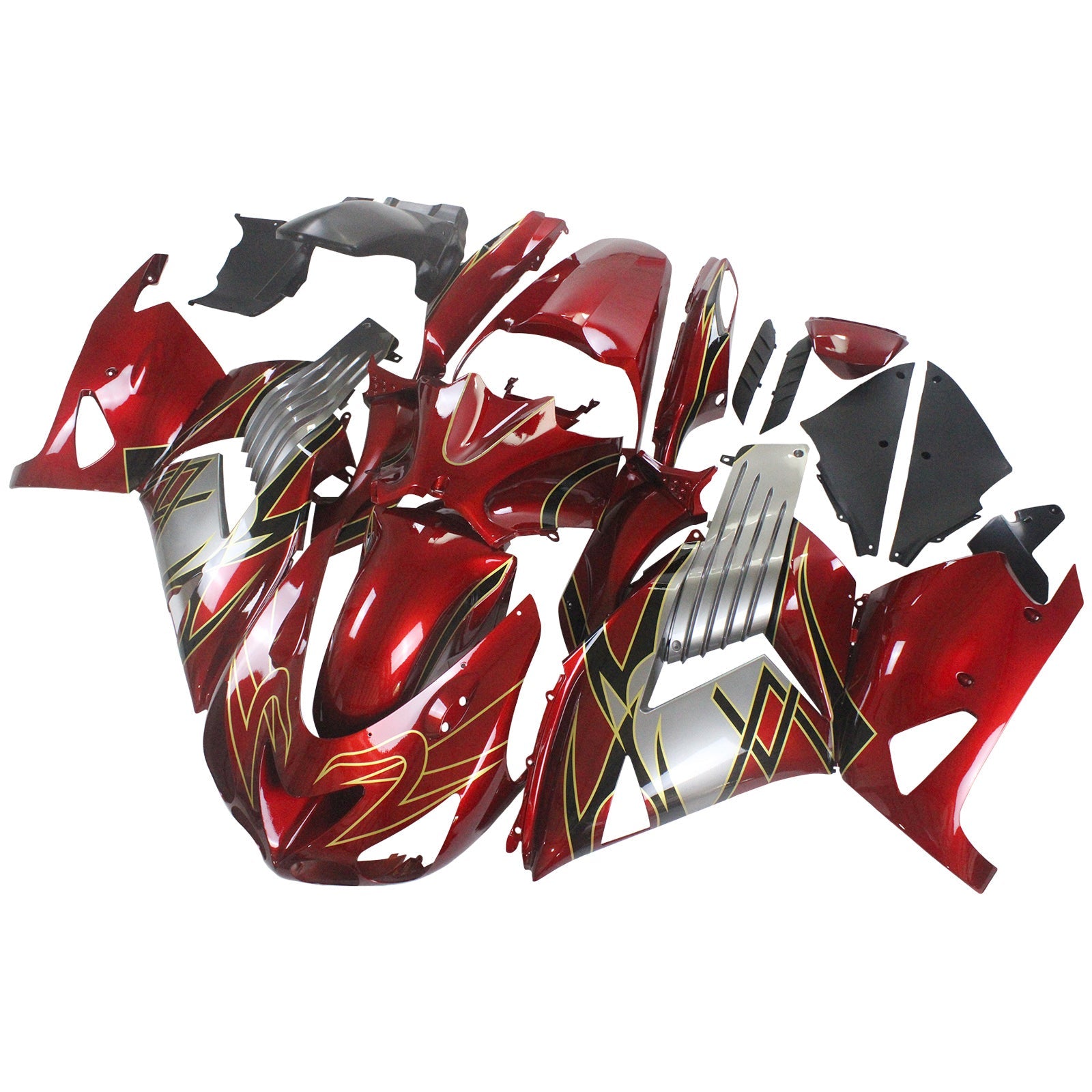 2006-2011 Kawasaki ZX14R Fairing Kit Bodywork Plastic ABS