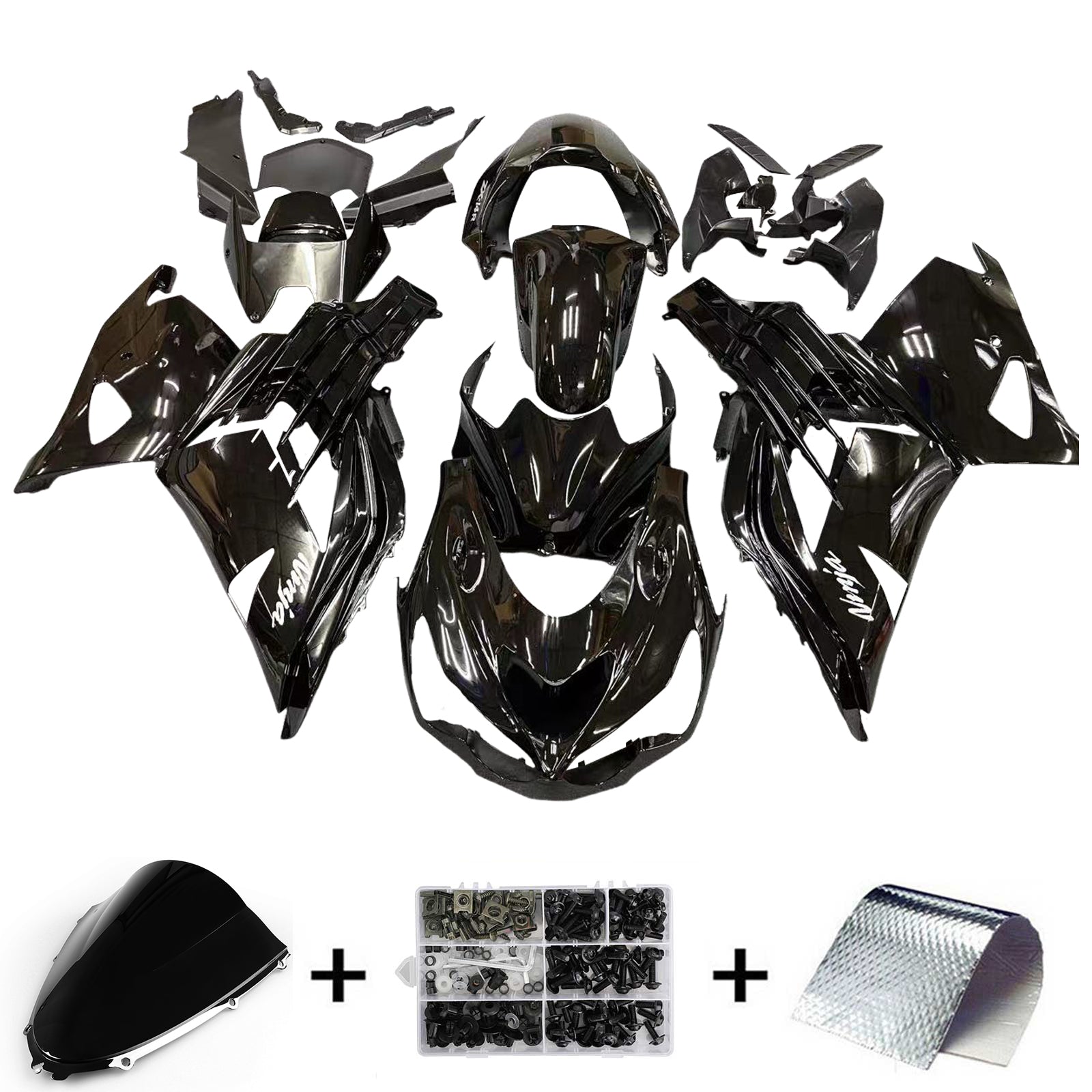 2012-2025 Kawasaki ZX14R Injection Fairing Kit Bodywork Plastic ABS #104