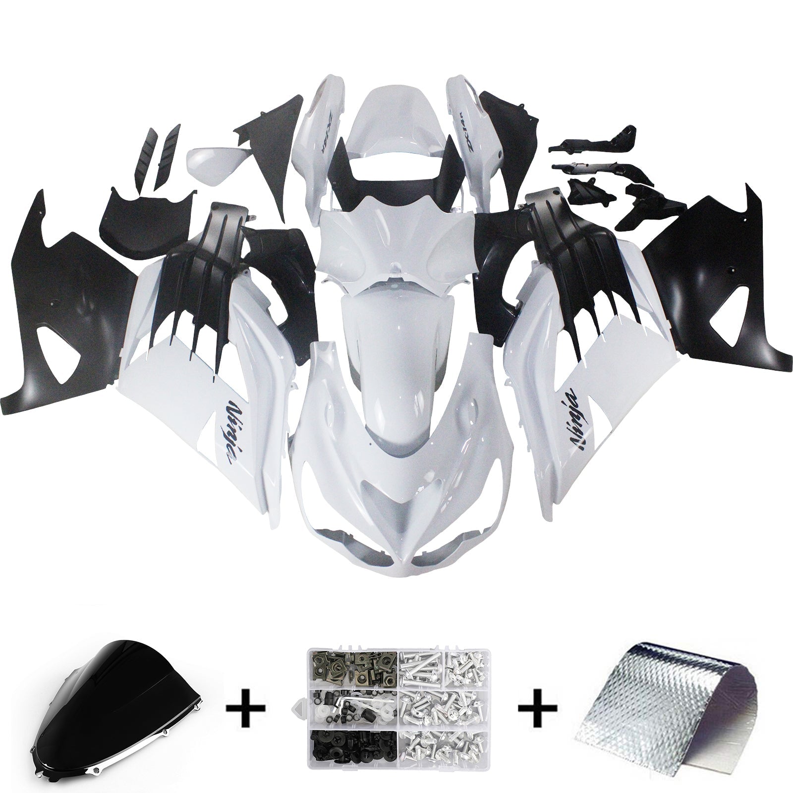 2012-2025 Kawasaki ZX14R Injection Fairing Kit Bodywork Plastic ABS #104