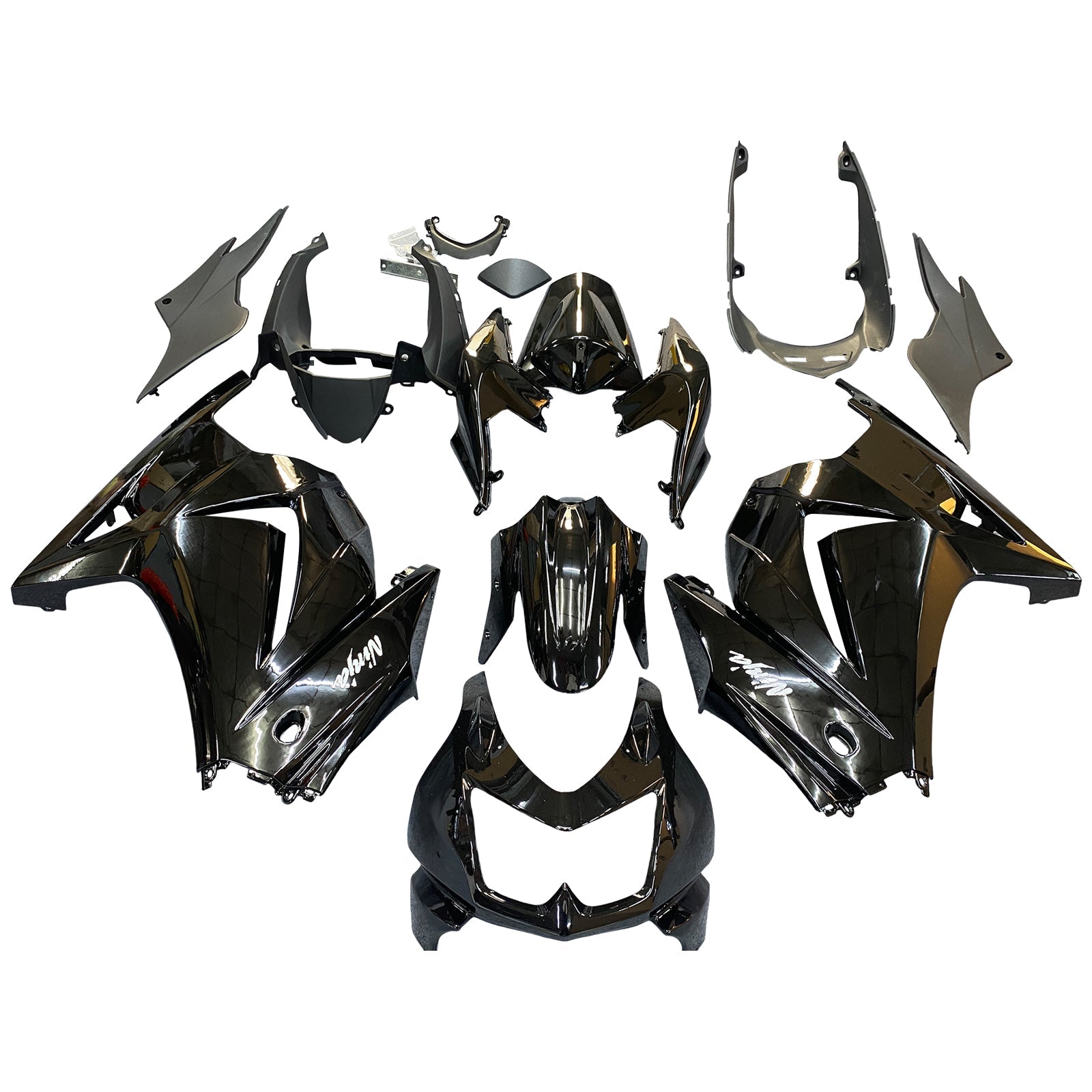 2008-2012 EX250/Ninja 250R Bodywork Fairing ABS Injection Molded Plastics 4 Color Generic