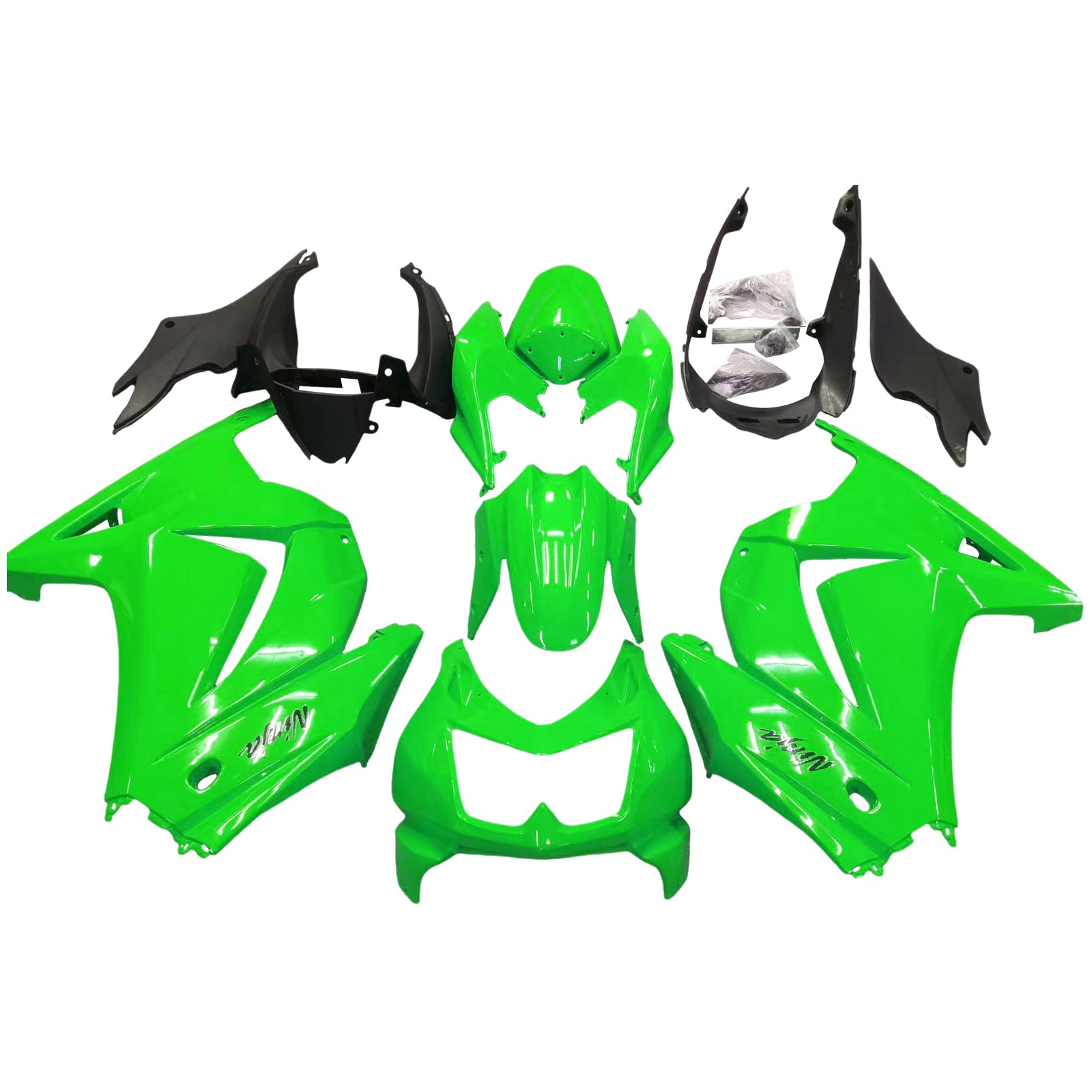 2008-2012 EX250/Ninja 250R Bodywork Fairing ABS Injection Molded Plastics 4 Color Generic