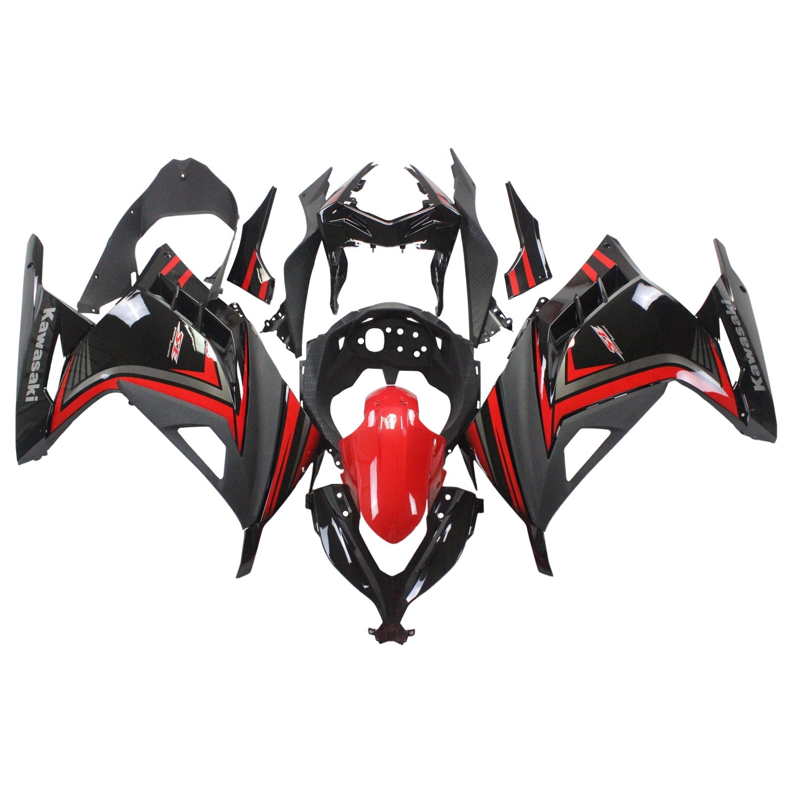 2013-2024 Kawasaki EX300/Ninja300 Injection Fairing Kit Bodywork Plastic ABS