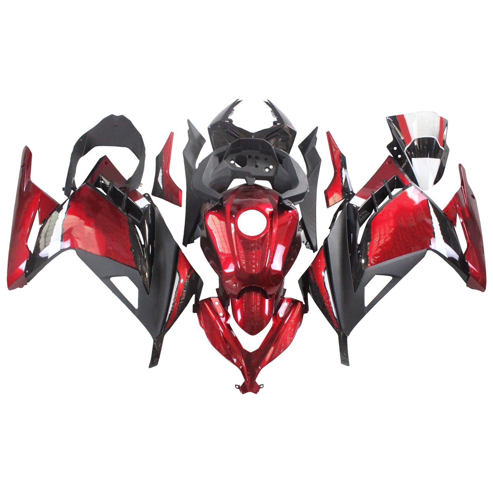 2013-2024 Kawasaki EX300/Ninja300 Injection Fairing Kit Bodywork Plastic ABS