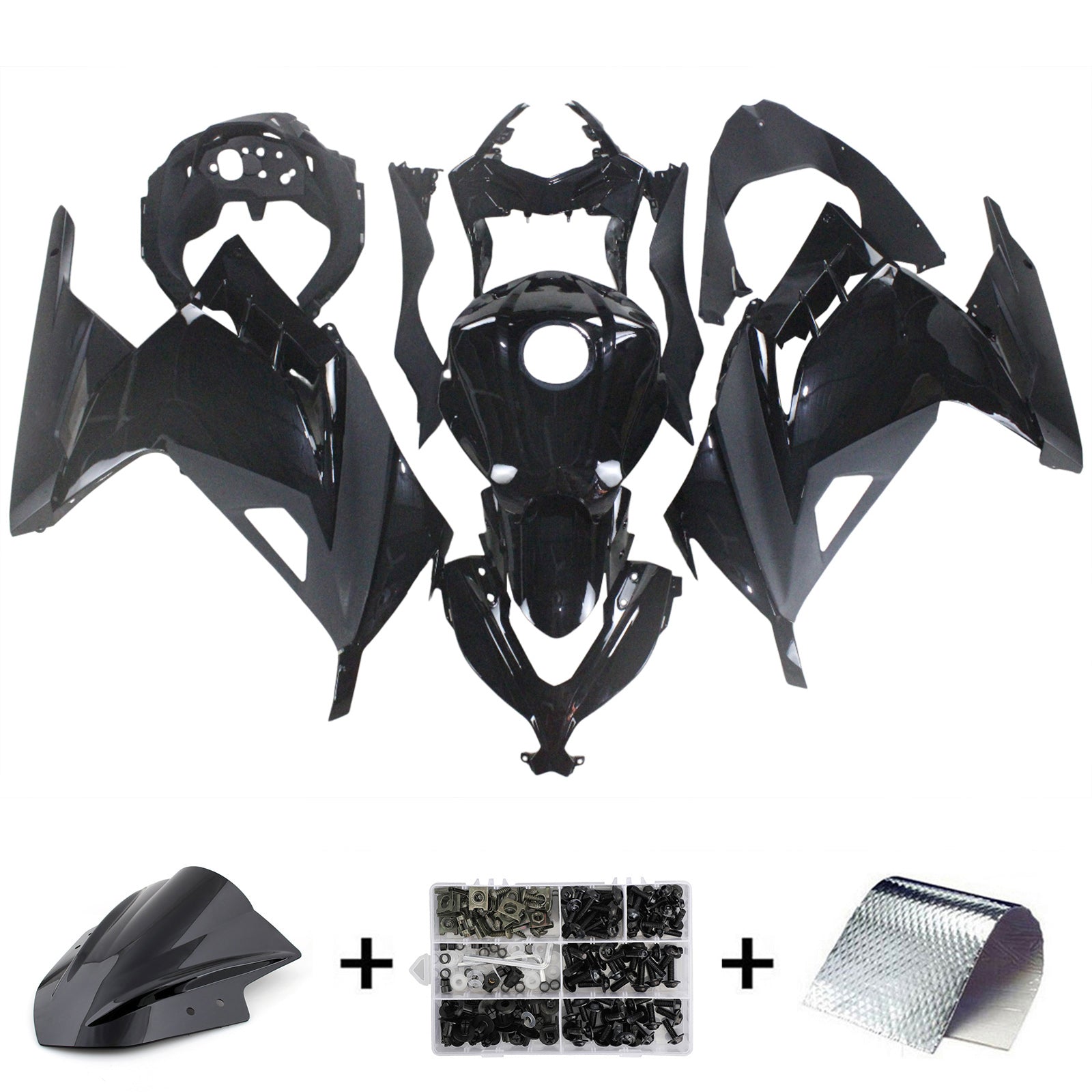 2013-2024 Kawasaki EX300/Ninja300 Injection Fairing Kit Bodywork Plastic ABS