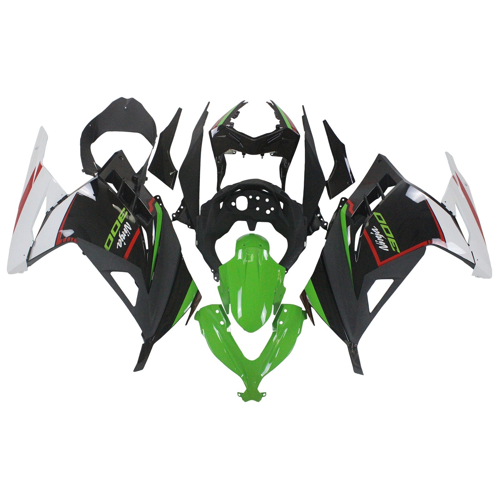 2013-2024 Kawasaki EX300/Ninja300 Injection Fairing Kit Bodywork Plastic ABS
