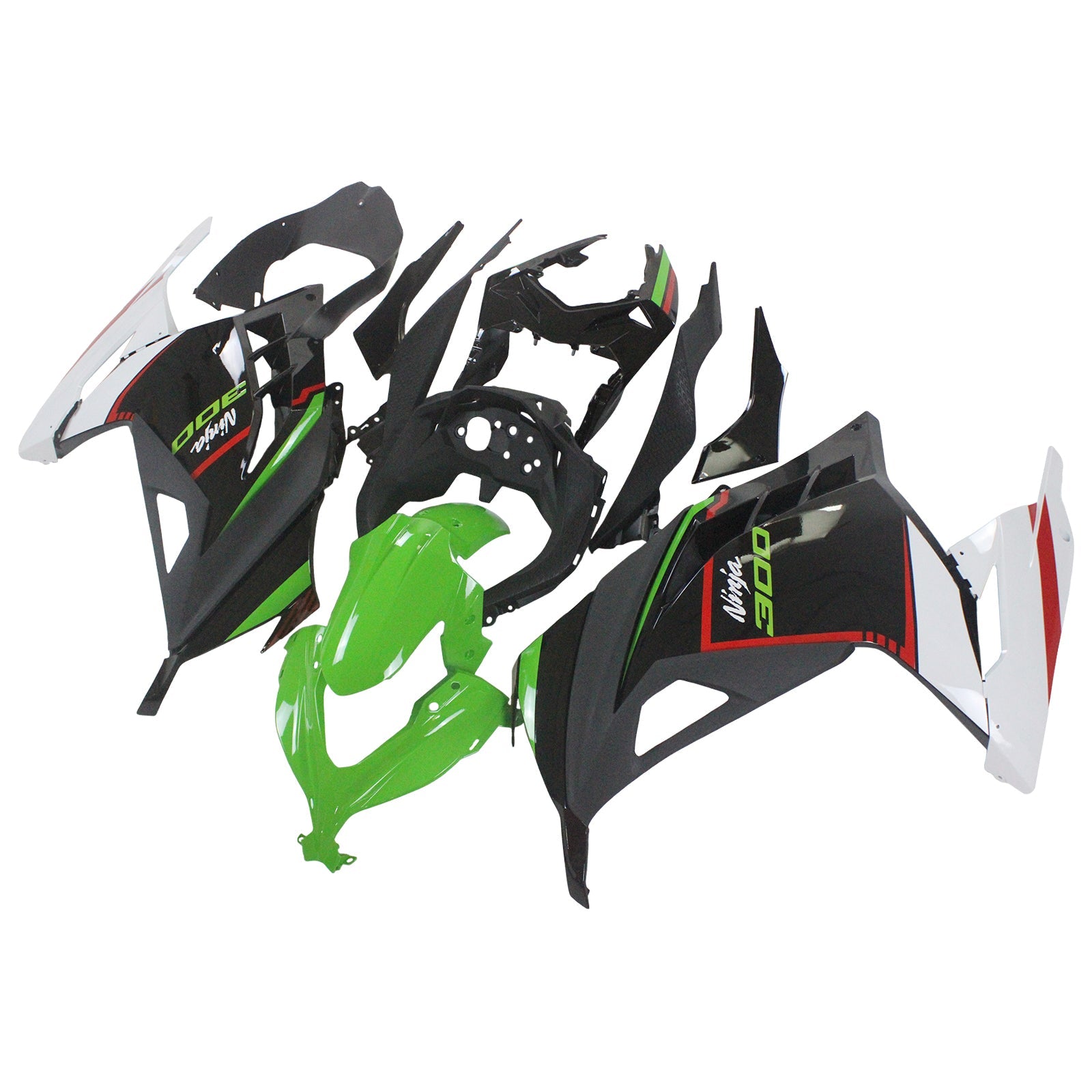 2013-2024 Kawasaki EX300/Ninja300 Injection Fairing Kit Bodywork Plastic ABS