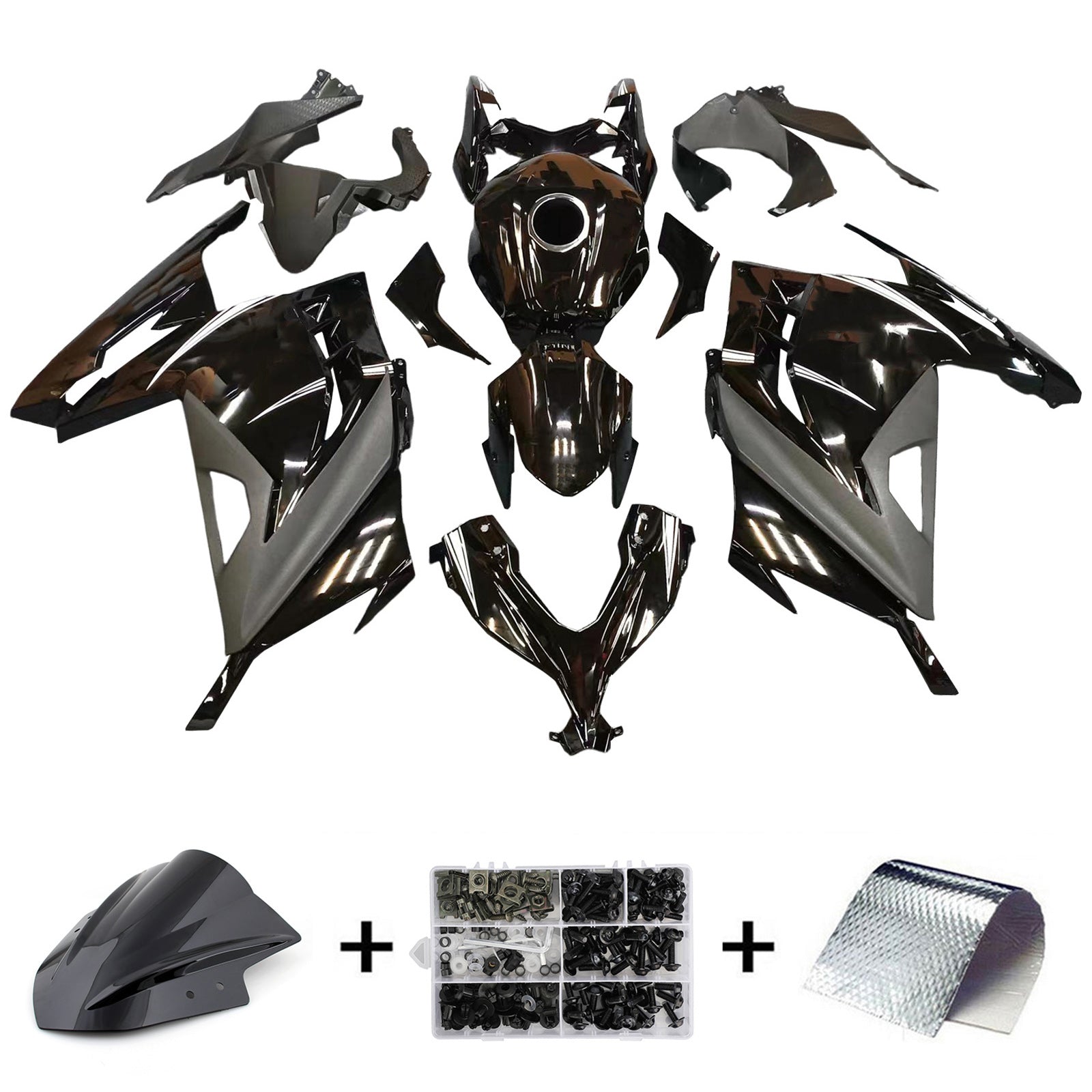 2013-2024 Kawasaki EX300/Ninja300 Injection Fairing Kit Bodywork Plastic ABS