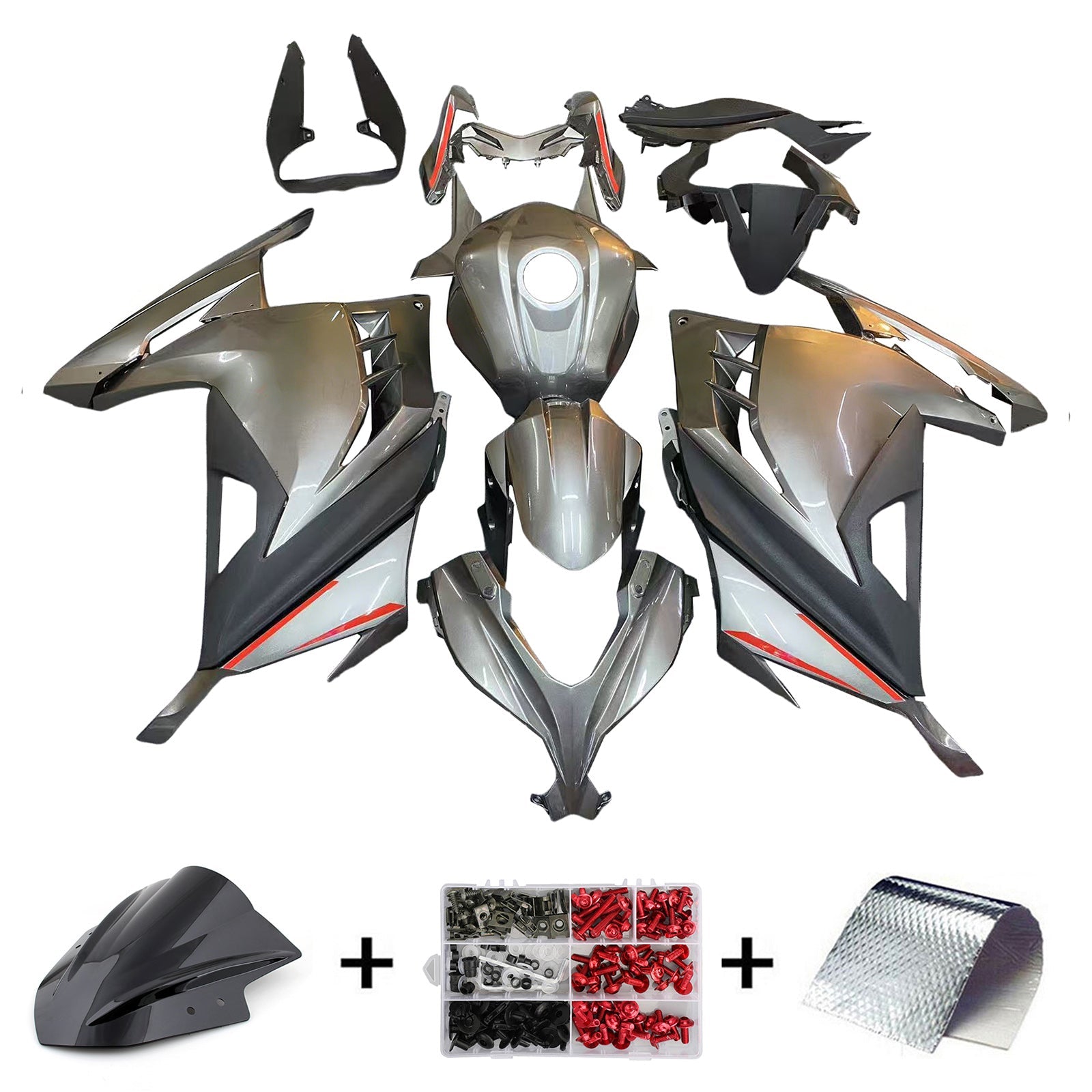 2013-2024 Kawasaki EX300/Ninja300 Injection Fairing Kit Bodywork Plastic ABS