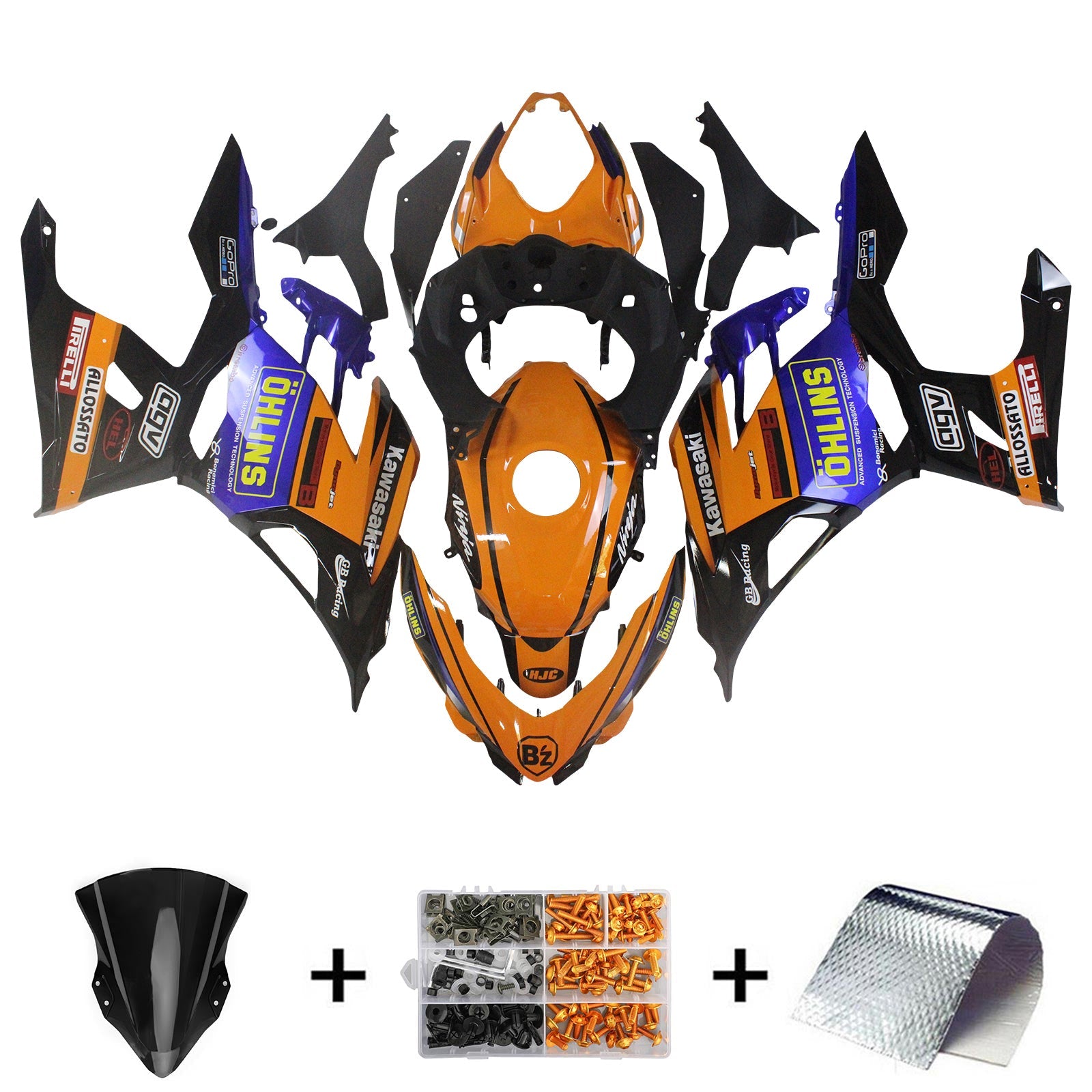 2018-2024 Kawasaki EX400/Ninja400 Fairing Kit