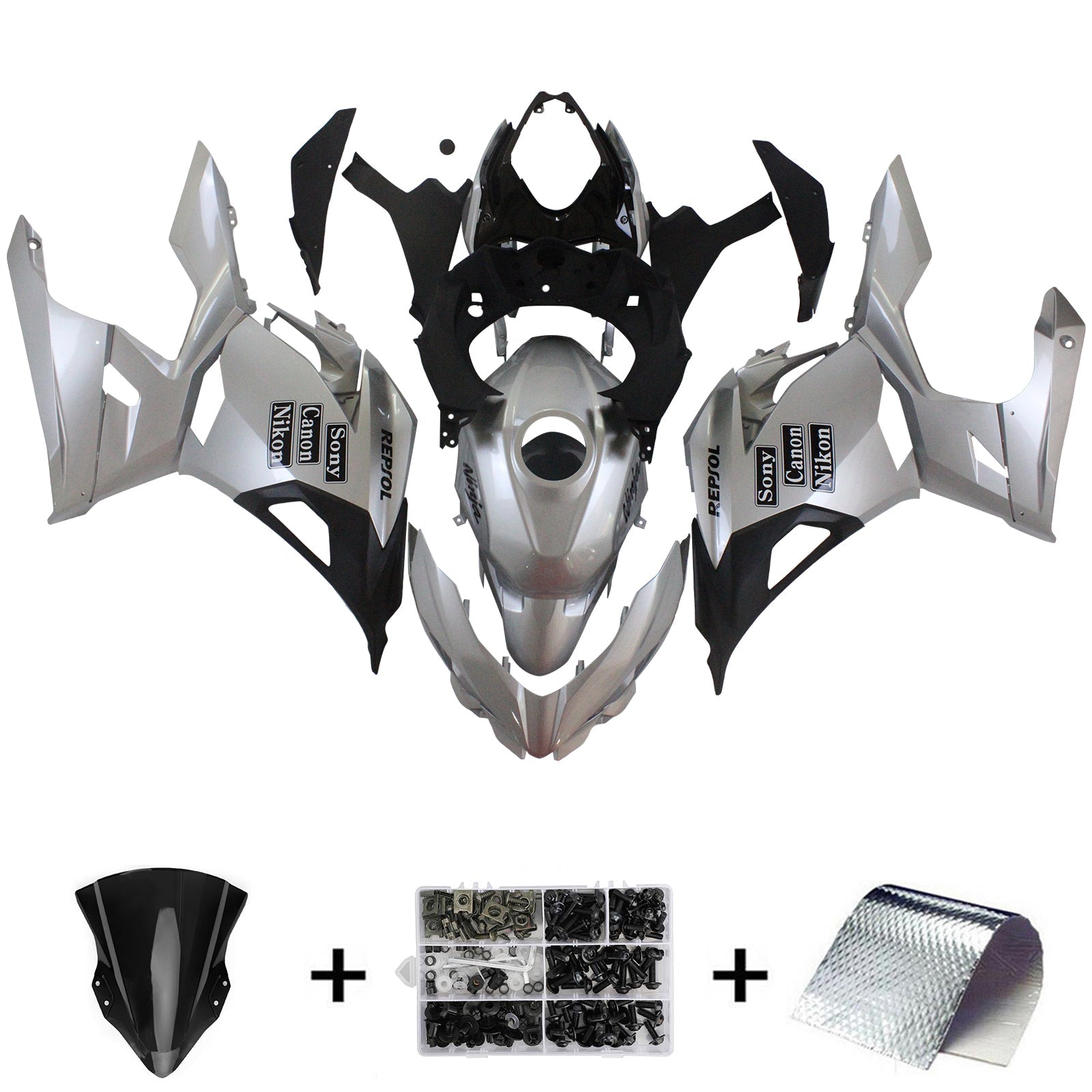 2018-2024 Kawasaki EX400/Ninja400 Fairing Kit