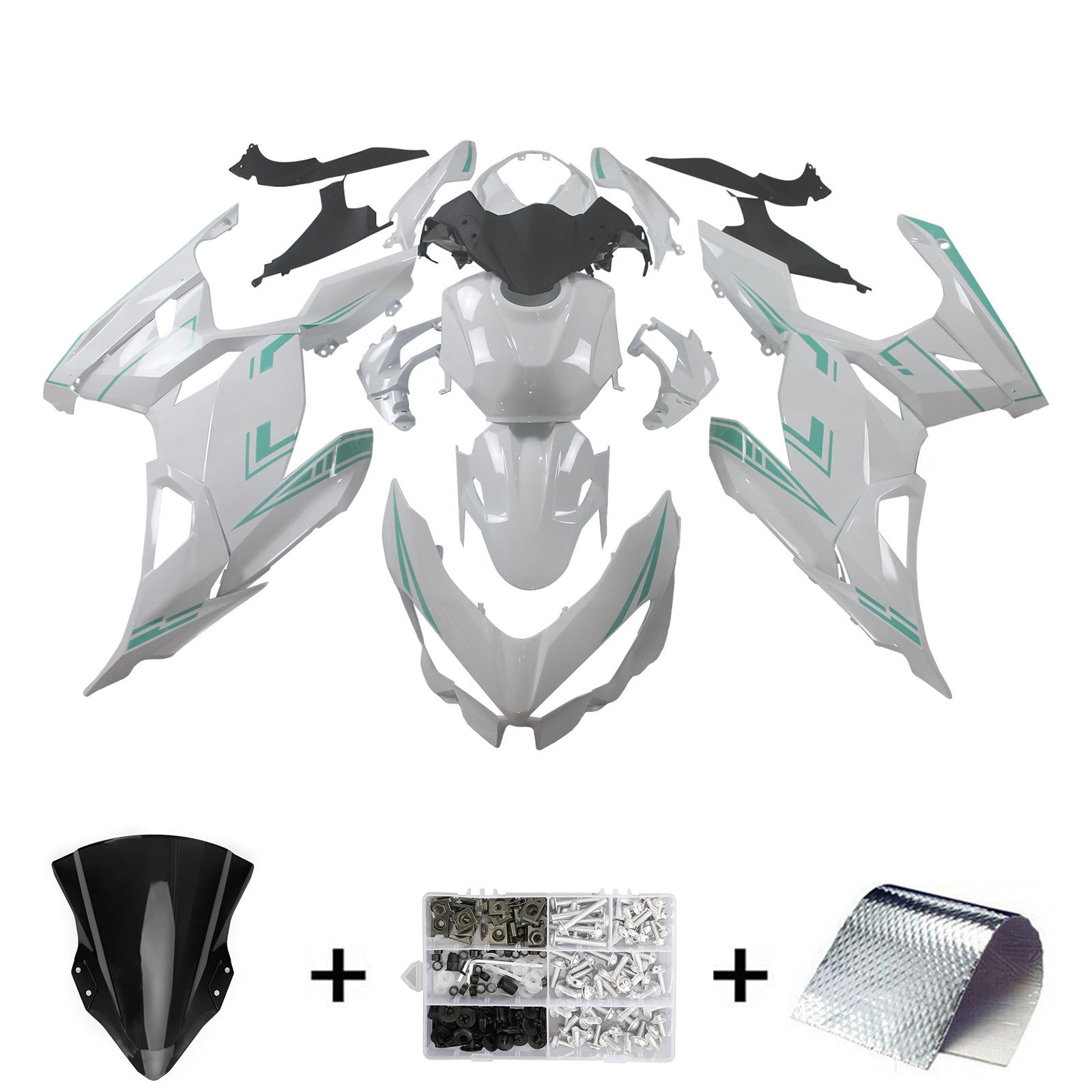 2018-2024 Kawasaki EX400/Ninja400 Fairing Kit