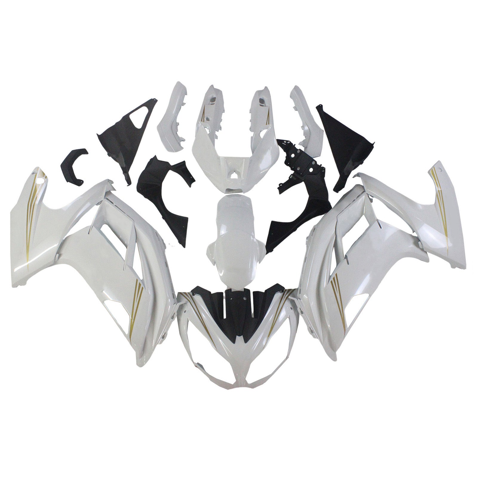 2012-2016 Kawasaki ER6F Ninja650 Amotopart Injection Fairing Kit Bodywork Plastic ABS #121