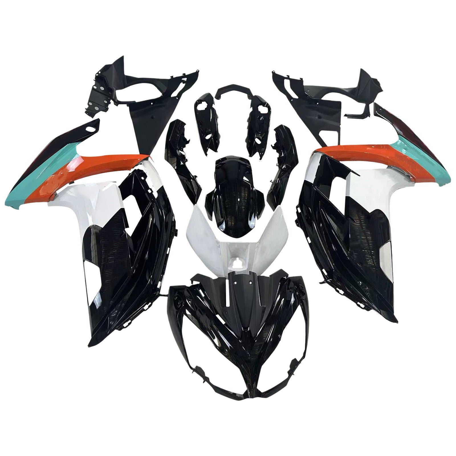 2012-2016 Kawasaki ER6F Ninja650 Amotopart Injection Fairing Kit Bodywork Plastic ABS #123