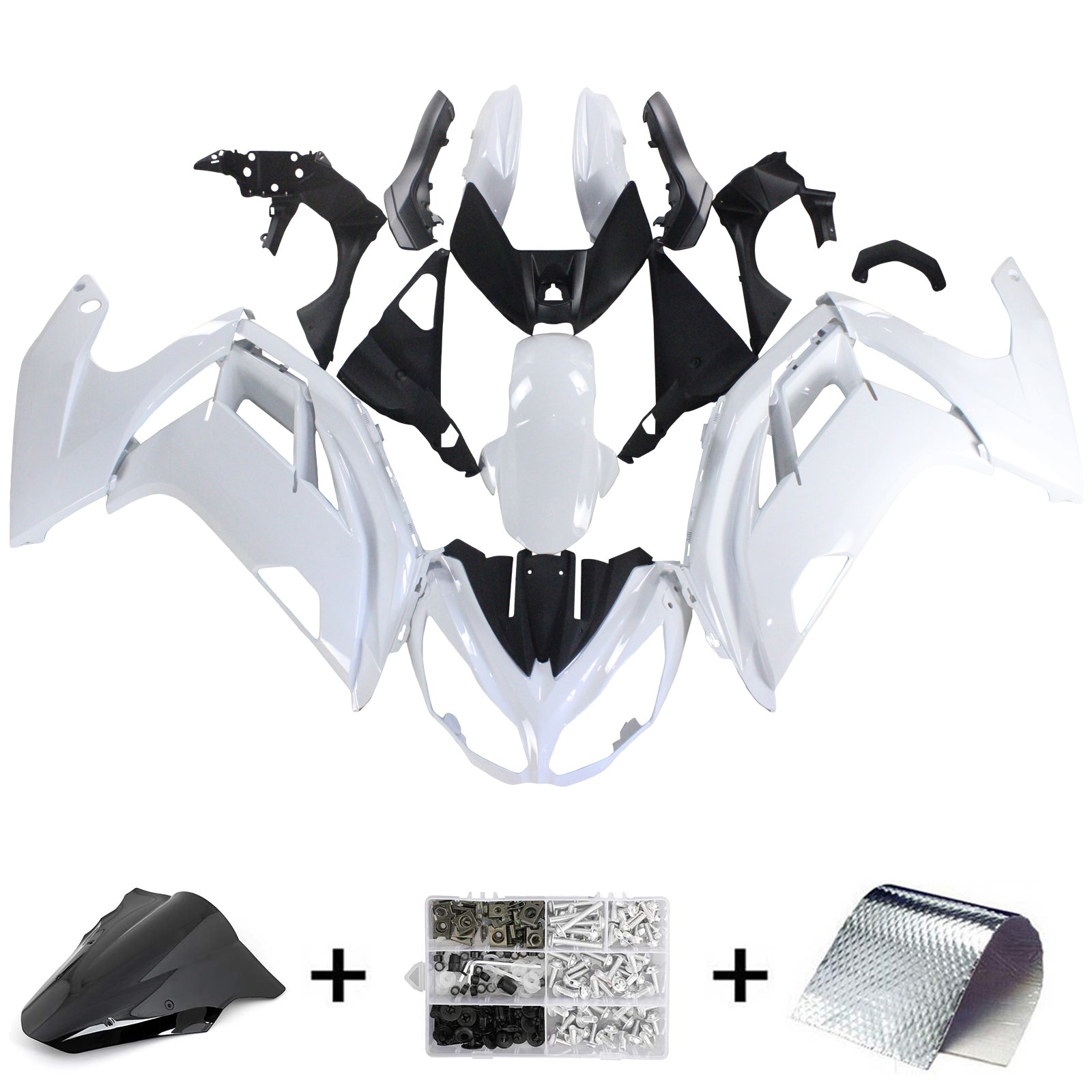 2012-2016 Kawasaki ER6F Ninja650 Amotopart Injection Fairing Kit Bodywork Plastic ABS #125
