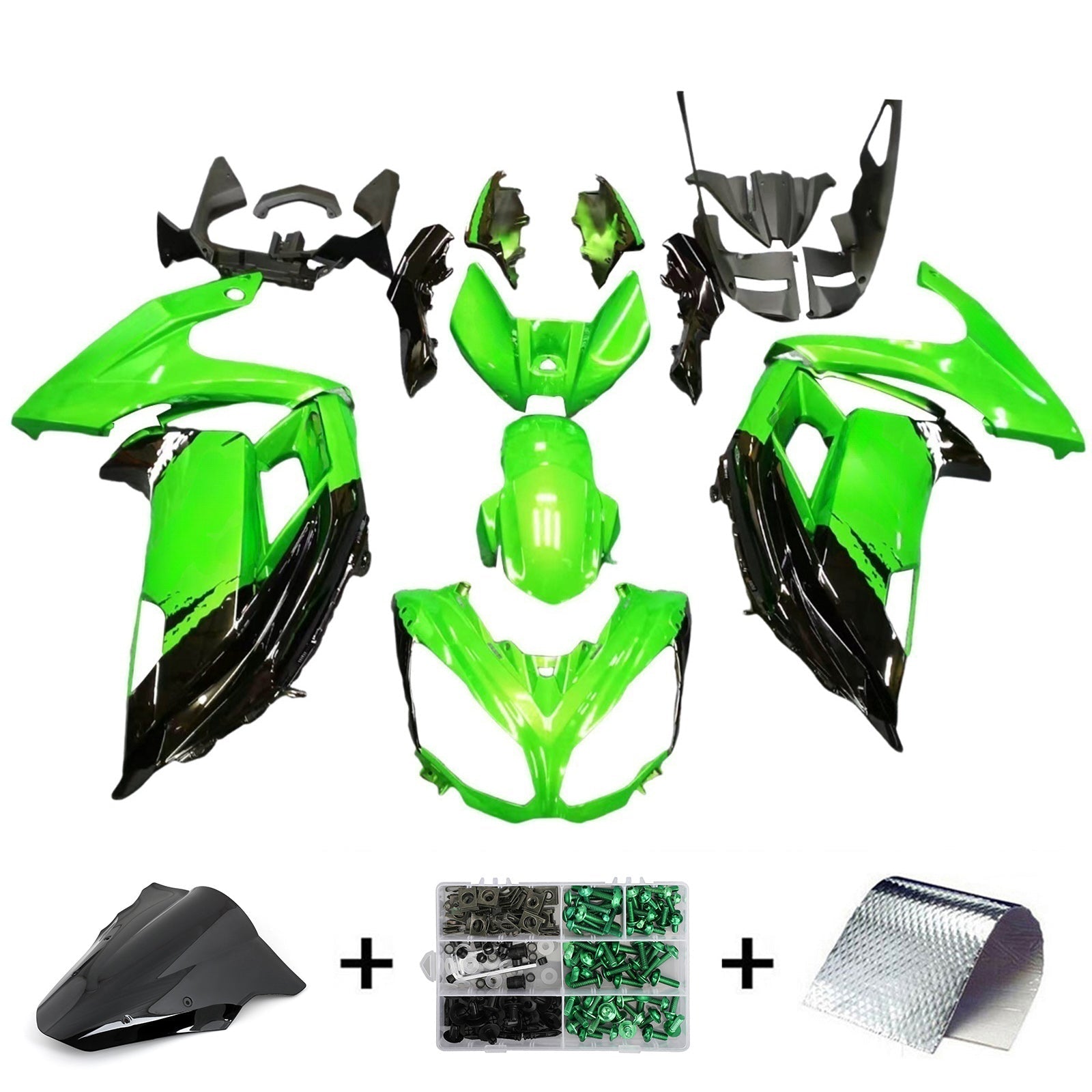 2012-2016 Kawasaki ER6F/Ninja650 Injection Fairing Kit Bodywork Plastic ABS#130