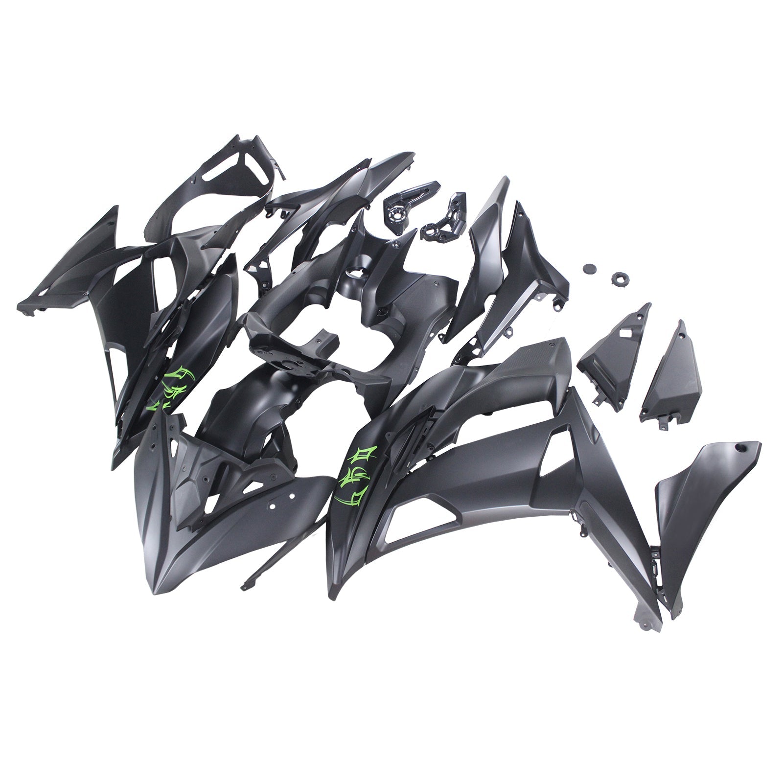 2017-2019 Kawasaki ER6F/Ninja650R Amotopart Injection Fairing Kit Bodywork Plastic ABS #101