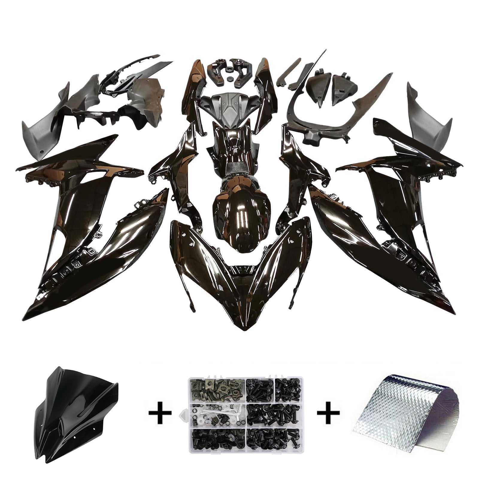 2017-2019 Kawasaki ER6F/Ninja650R Injection Fairing Kit Bodywork Plastic ABS#110