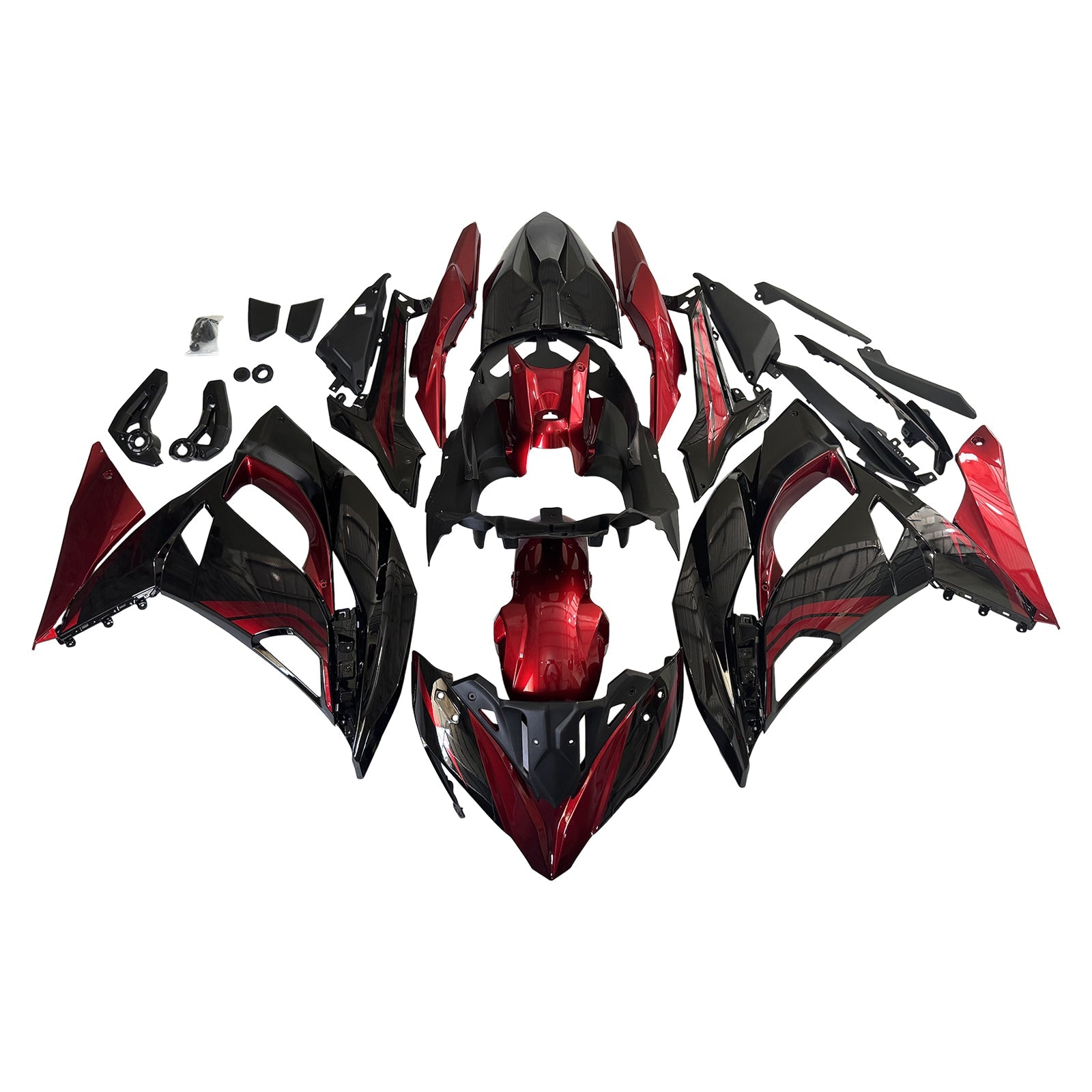 Injection Fairing Kit Bodywork Plastic ABS fit For Kawasaki ER-6F Ninja650R 2017-2019