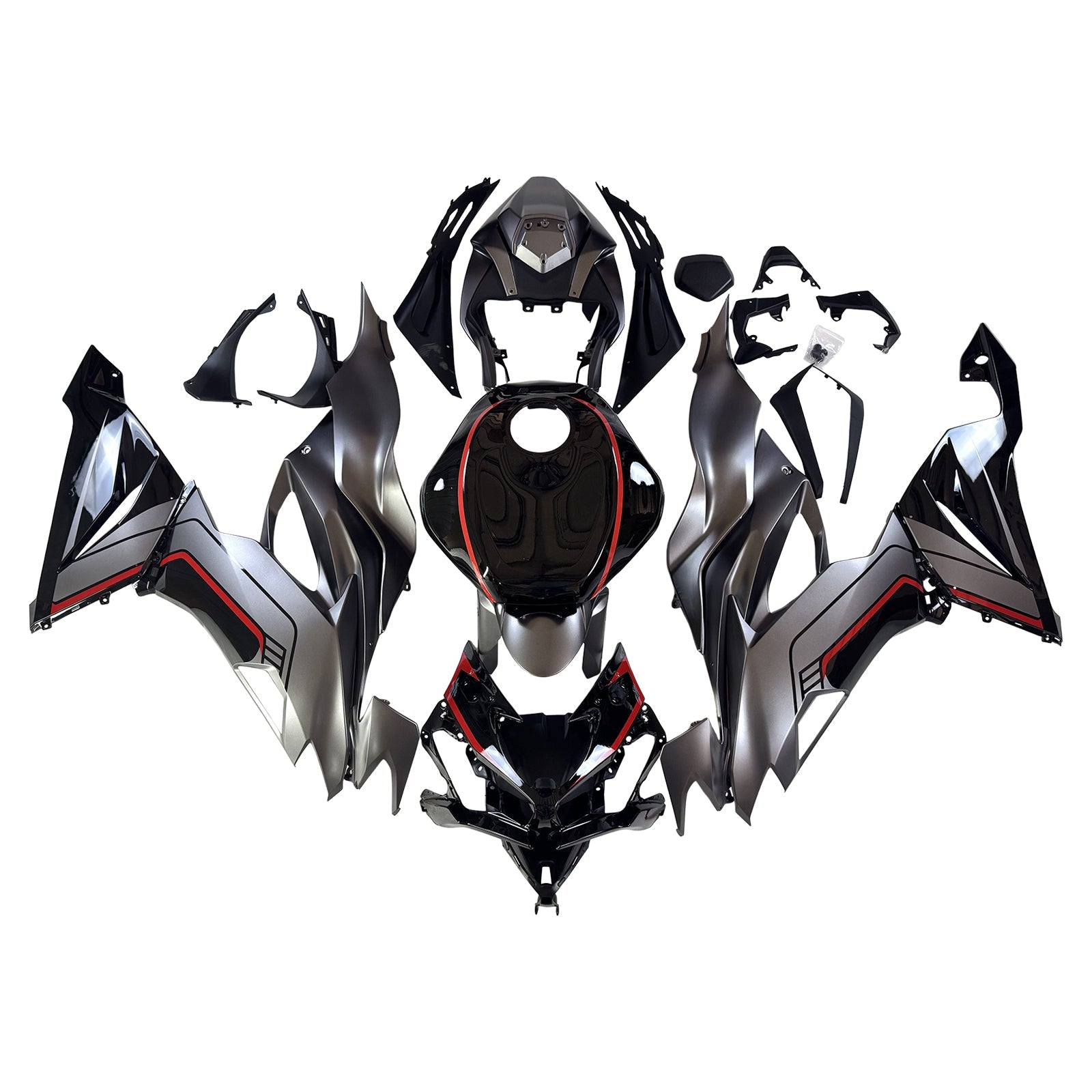 Injection Fairing Kit Bodywork Plastic ABS fit For Kawasaki ZX6R 2019-2023