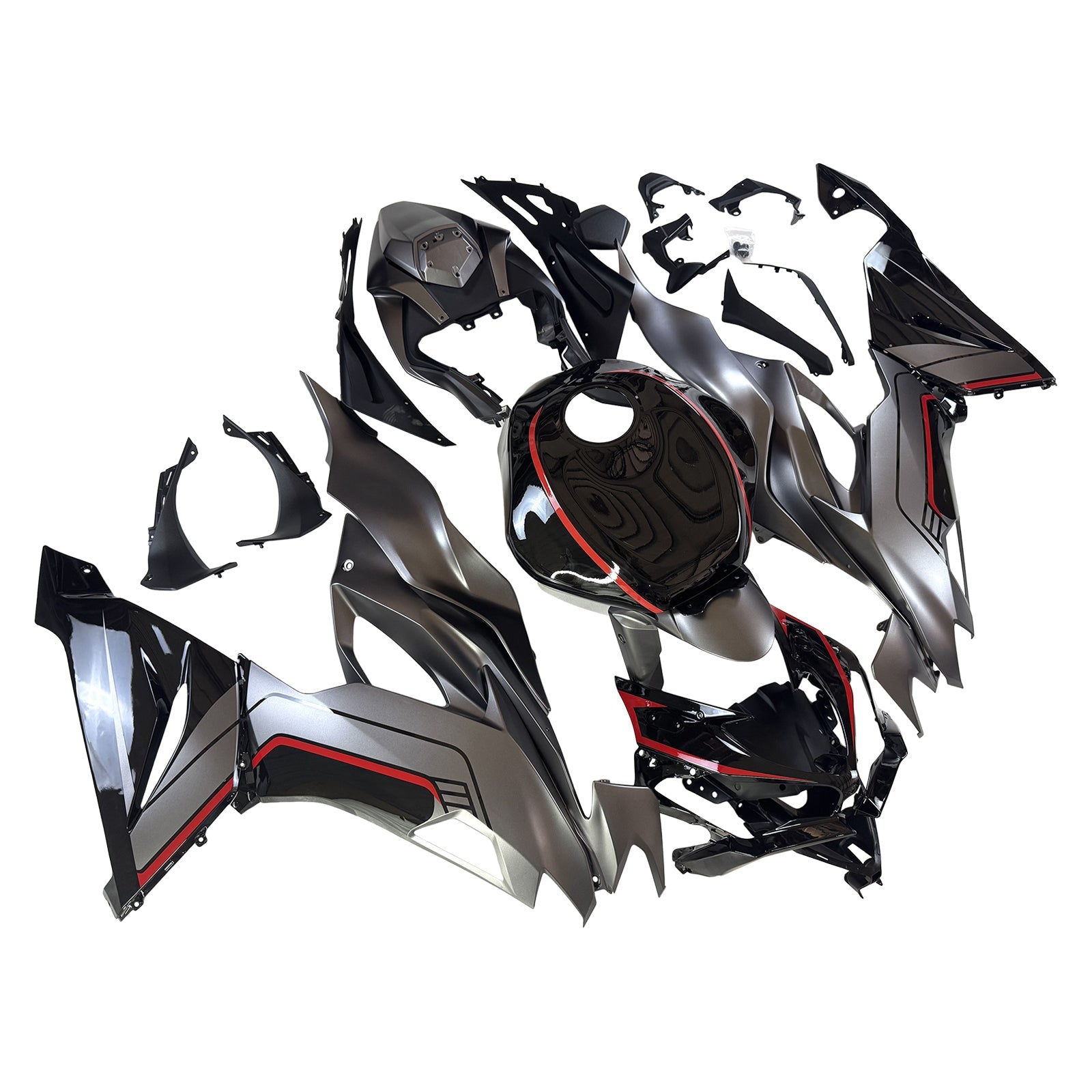 Injection Fairing Kit Bodywork Plastic ABS fit For Kawasaki ZX6R 2019-2023