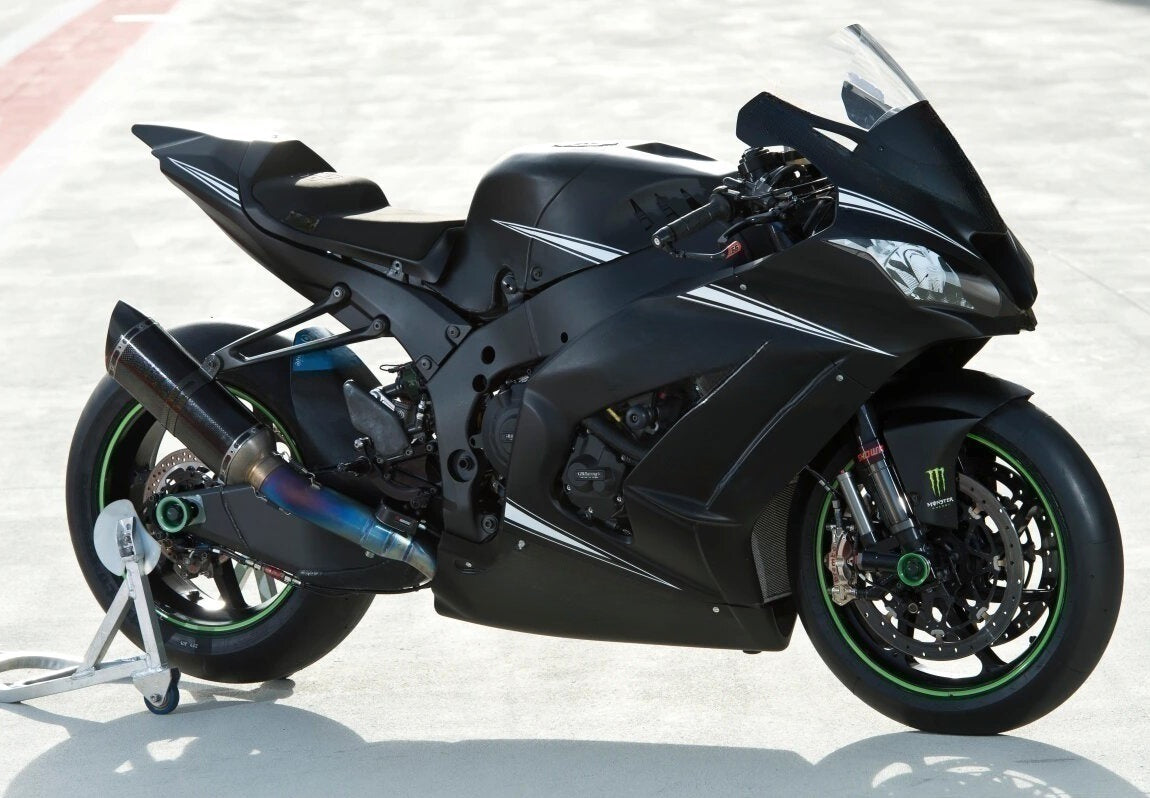 2016-2020 Kawasaki ZX10R Amotopart Injection Fairing Kit Bodywork Plastic ABS #122