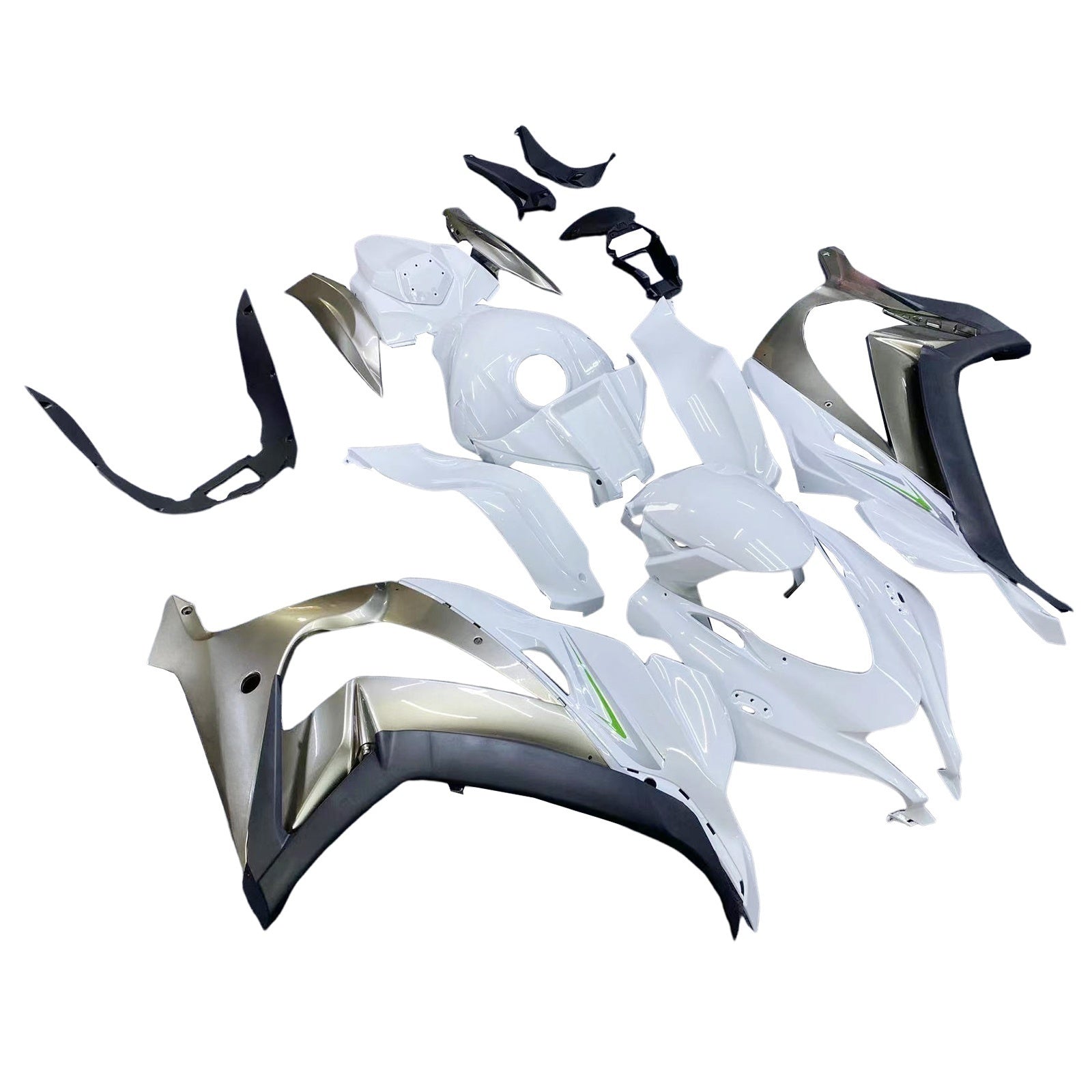 2016-2020 Kawasaki ZX10R Amotopart Injection Fairing Kit Bodywork Plastic ABS #124