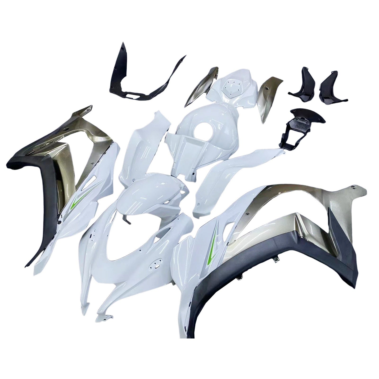 2016-2020 Kawasaki ZX10R Amotopart Injection Fairing Kit Bodywork Plastic ABS #124